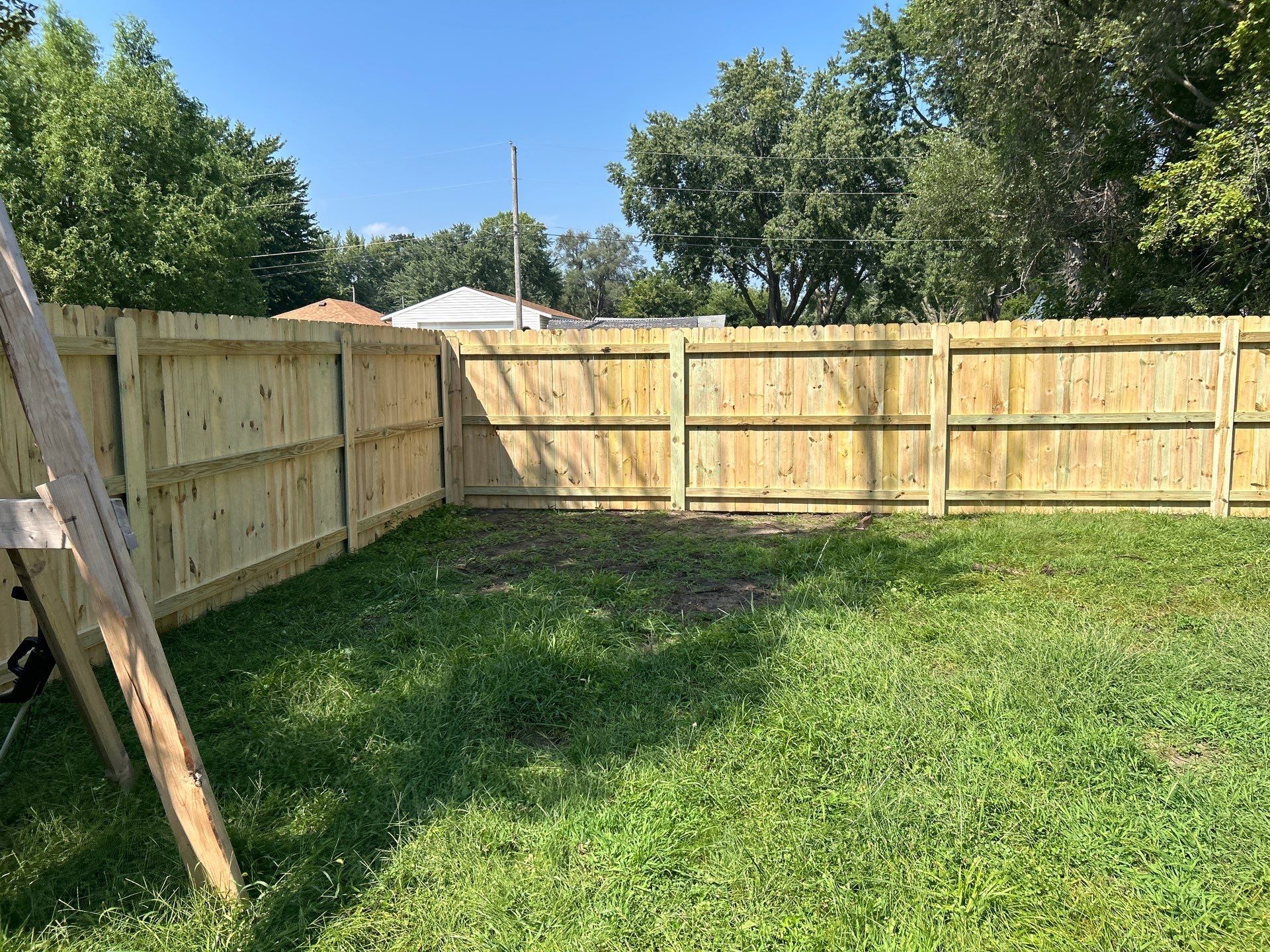 Treated Pine Privacy and Picket Fence Installation in Evansdale by Perfect Picket Fence and Stain