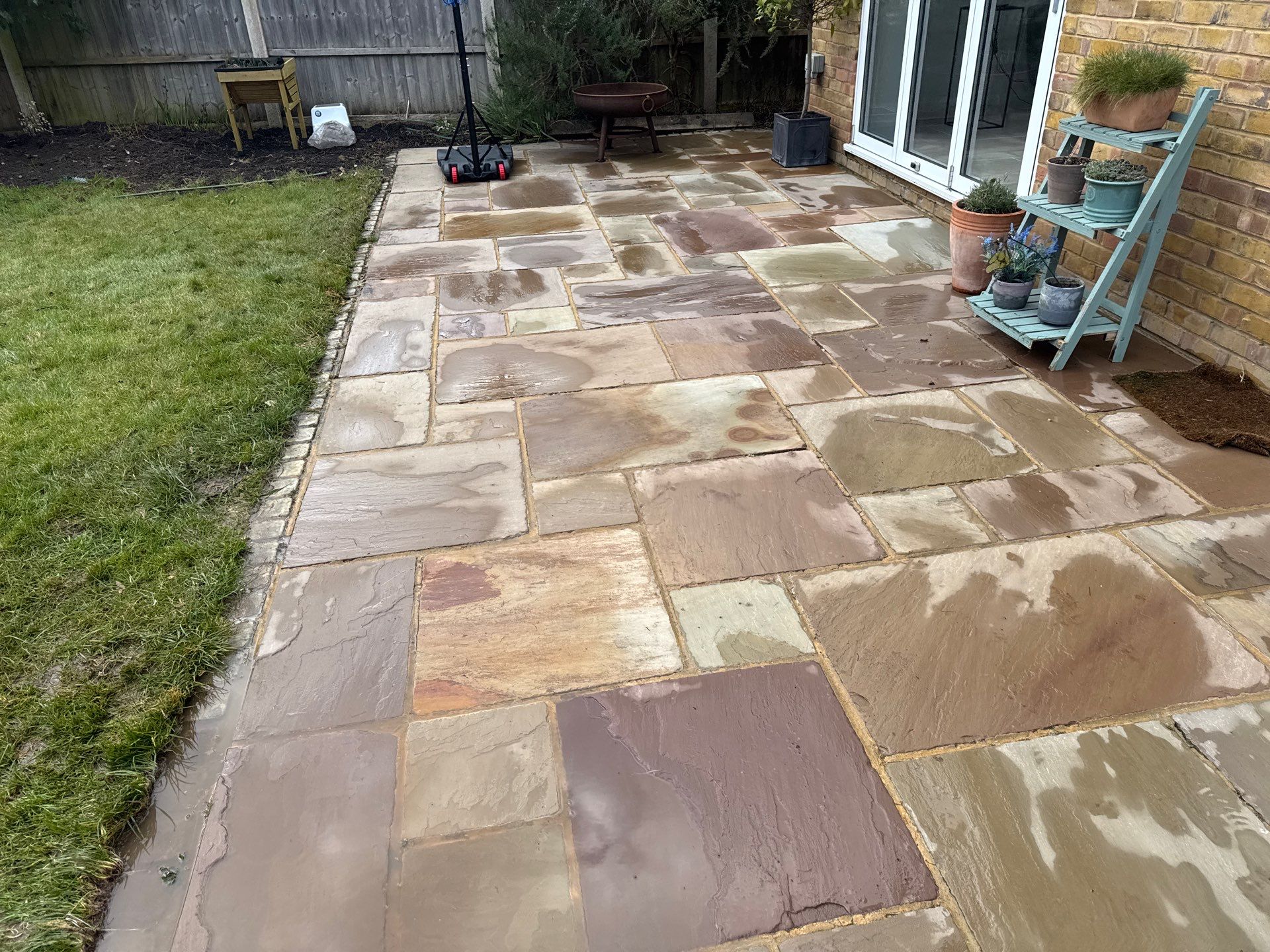 Exterior Clean - Roof - Patio - Driveway using Honda 15lpm Low Pressure Washing Machine by Ges Exterior Cleaning ltd