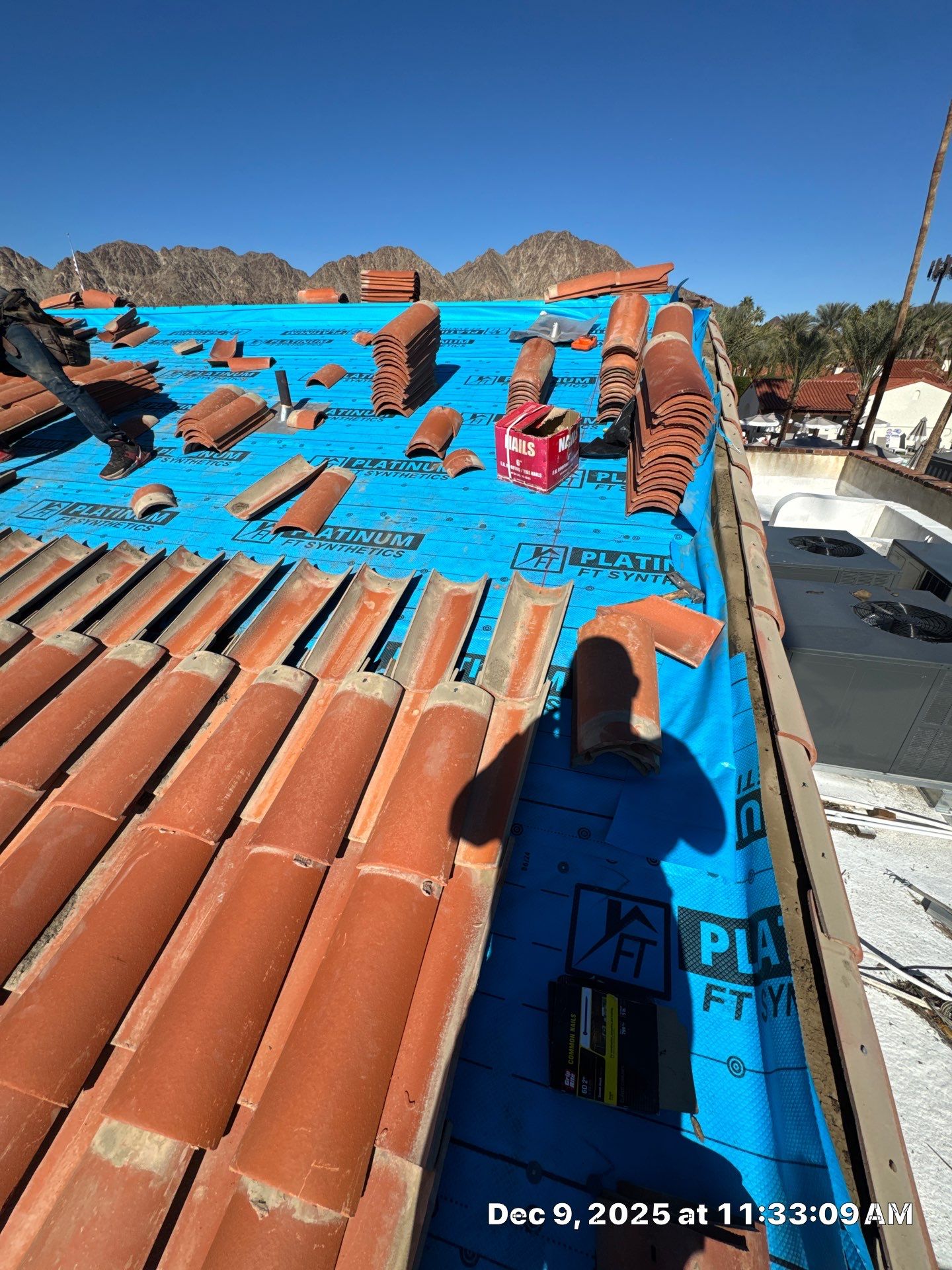 Project in La Quinta by Desert Roof Concepts