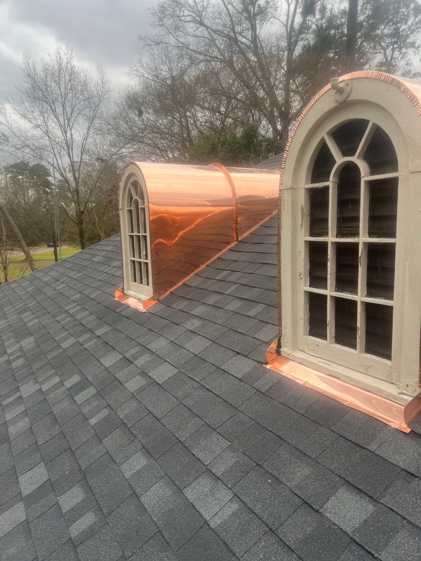 Onyx Black Shingle w/ Copper Upgrades by IAM Roofing LLC
