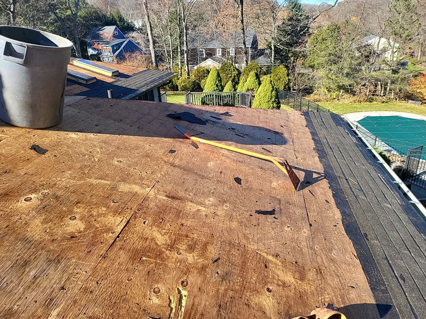 Residential Roofing Installation using Owens Corning TruDefinition Onyx Black by A Plus Exterior