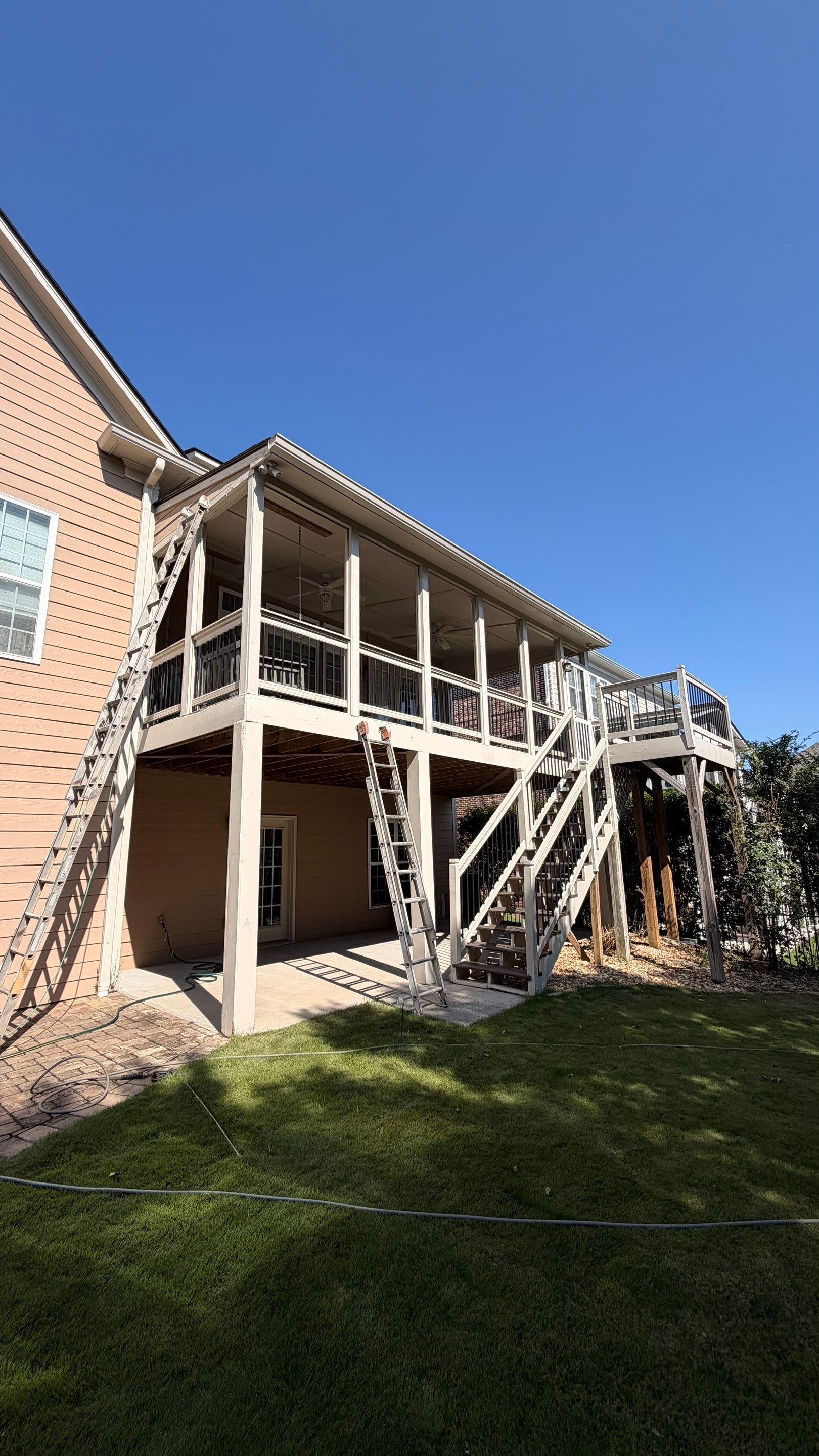 Complete Exterior Home Painting and Porch Refresh in Smyrna by Swift Home Renovations 