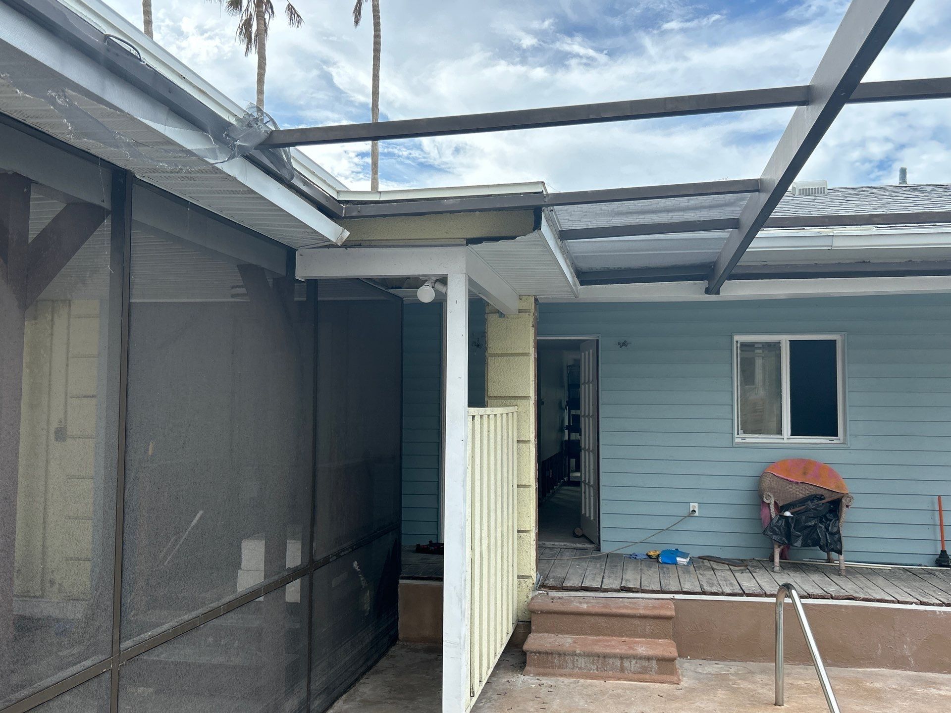 White Soffit and Fascia Upgrade in Longboat Key FL by Gutter Professors