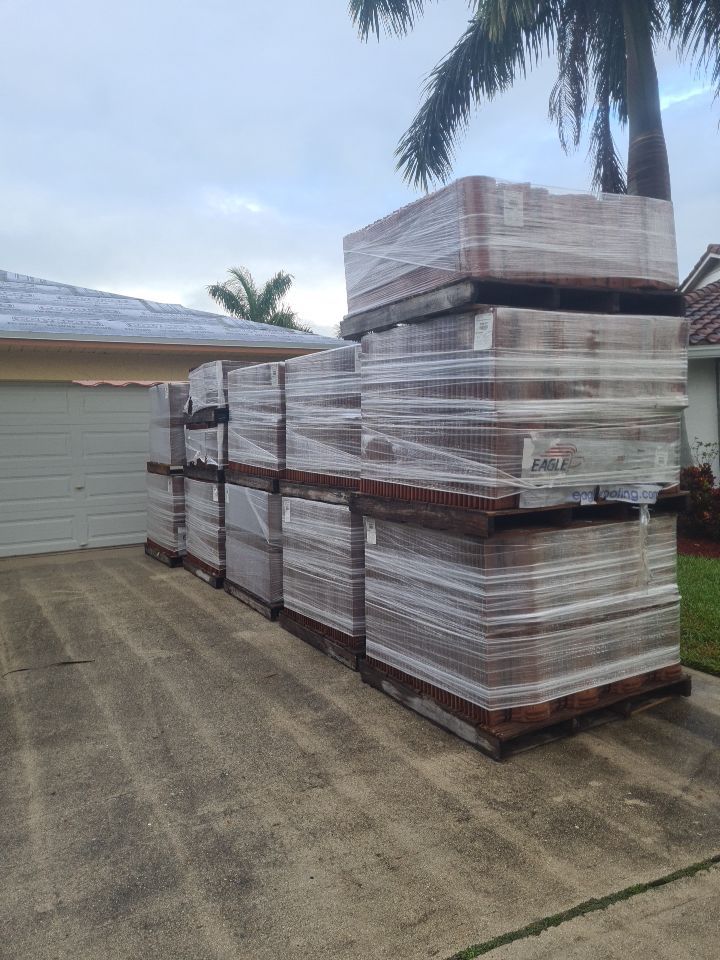 Residential Roofing Installation using Eagle Roofing Tile by BLUES BROTHERS ROOFING