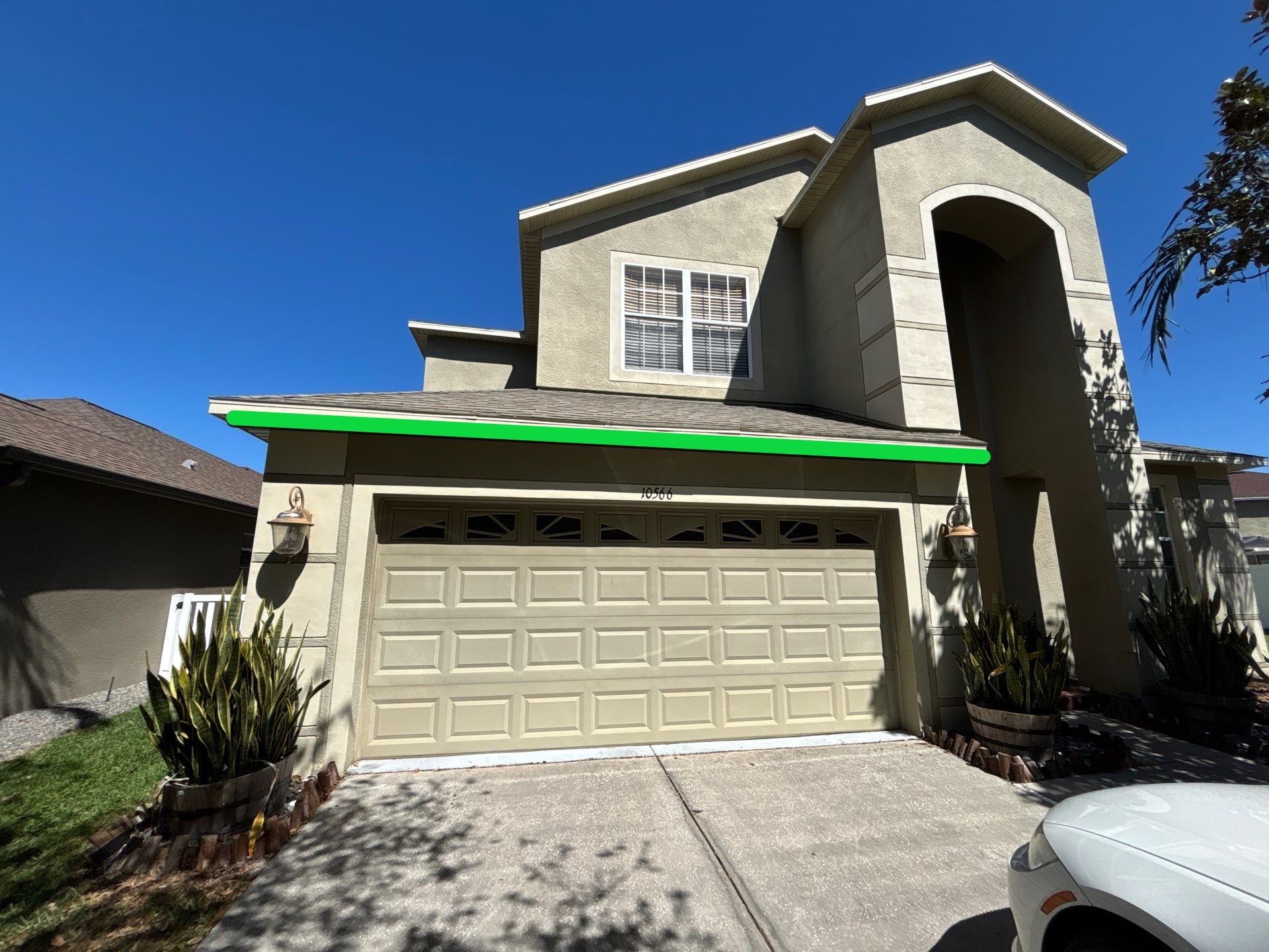 Modern 7-Inch Seamless Gutters for Luxury Homes in Tampa FL by Gutter Professors