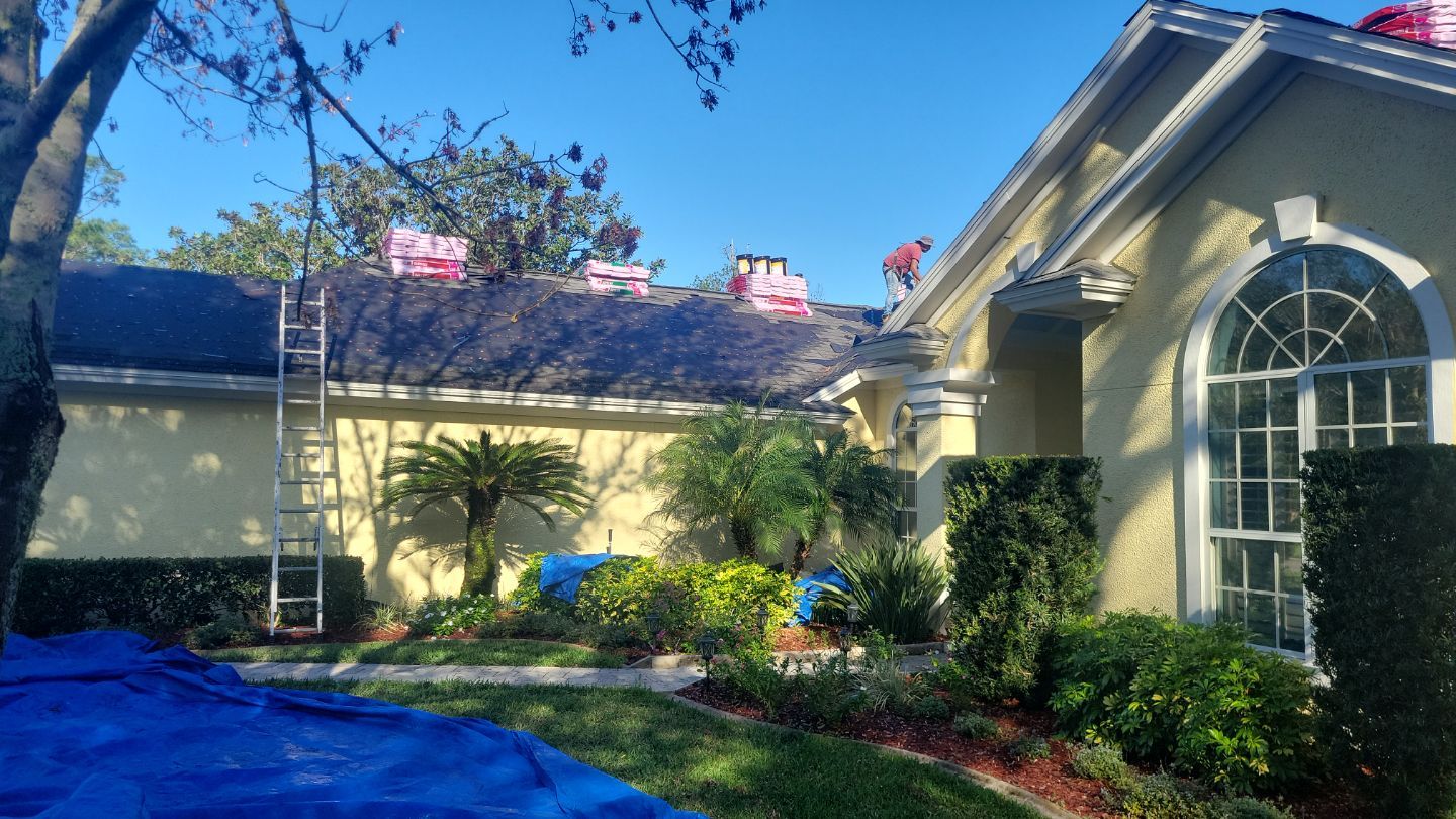 Residential Roofing Installation using Owens Corning TruDefinition Duration Shingles by Galaxy Builders, Inc.