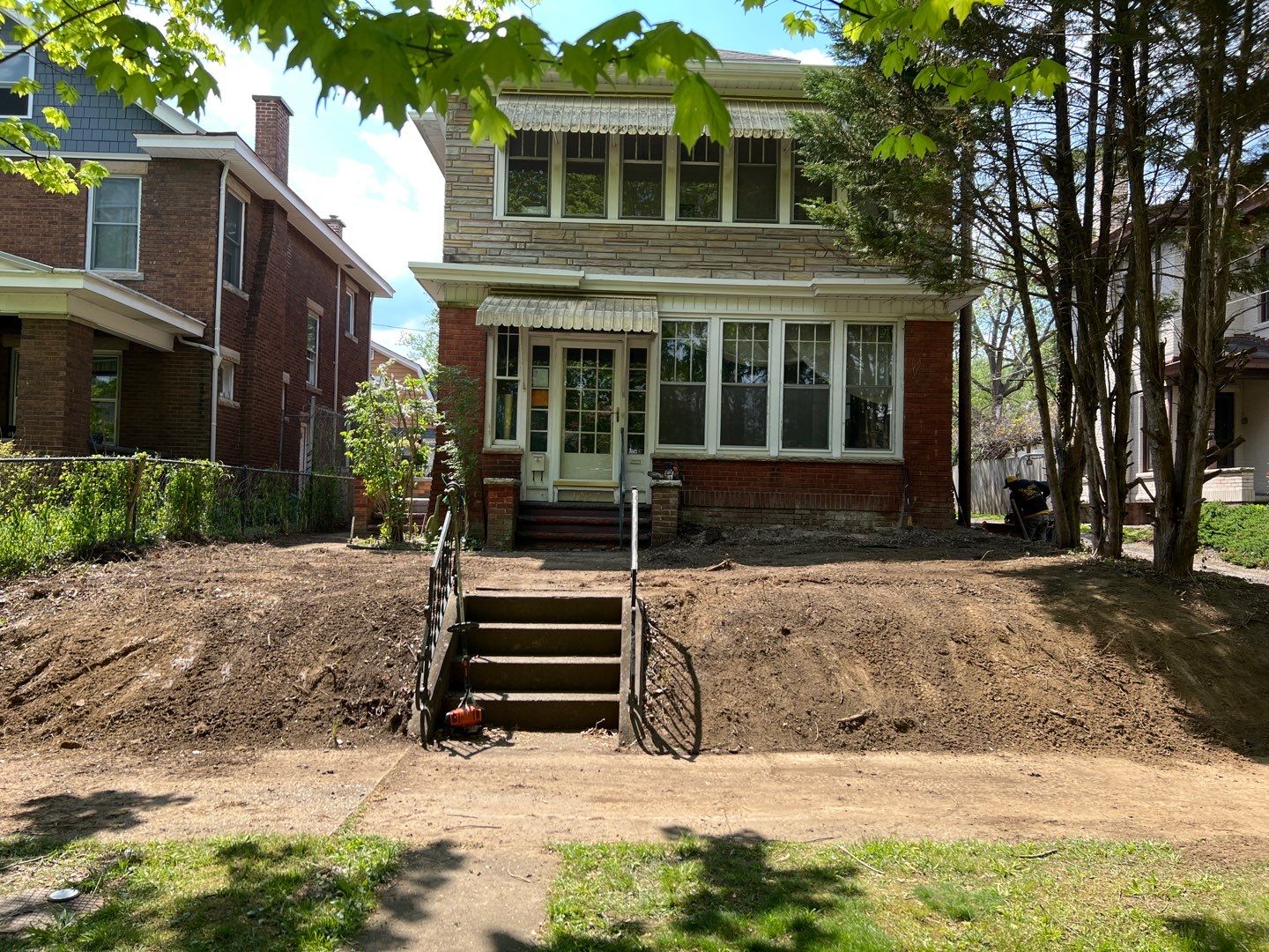 Sod Installation using Fescue Sod by GrassBusters, Inc.