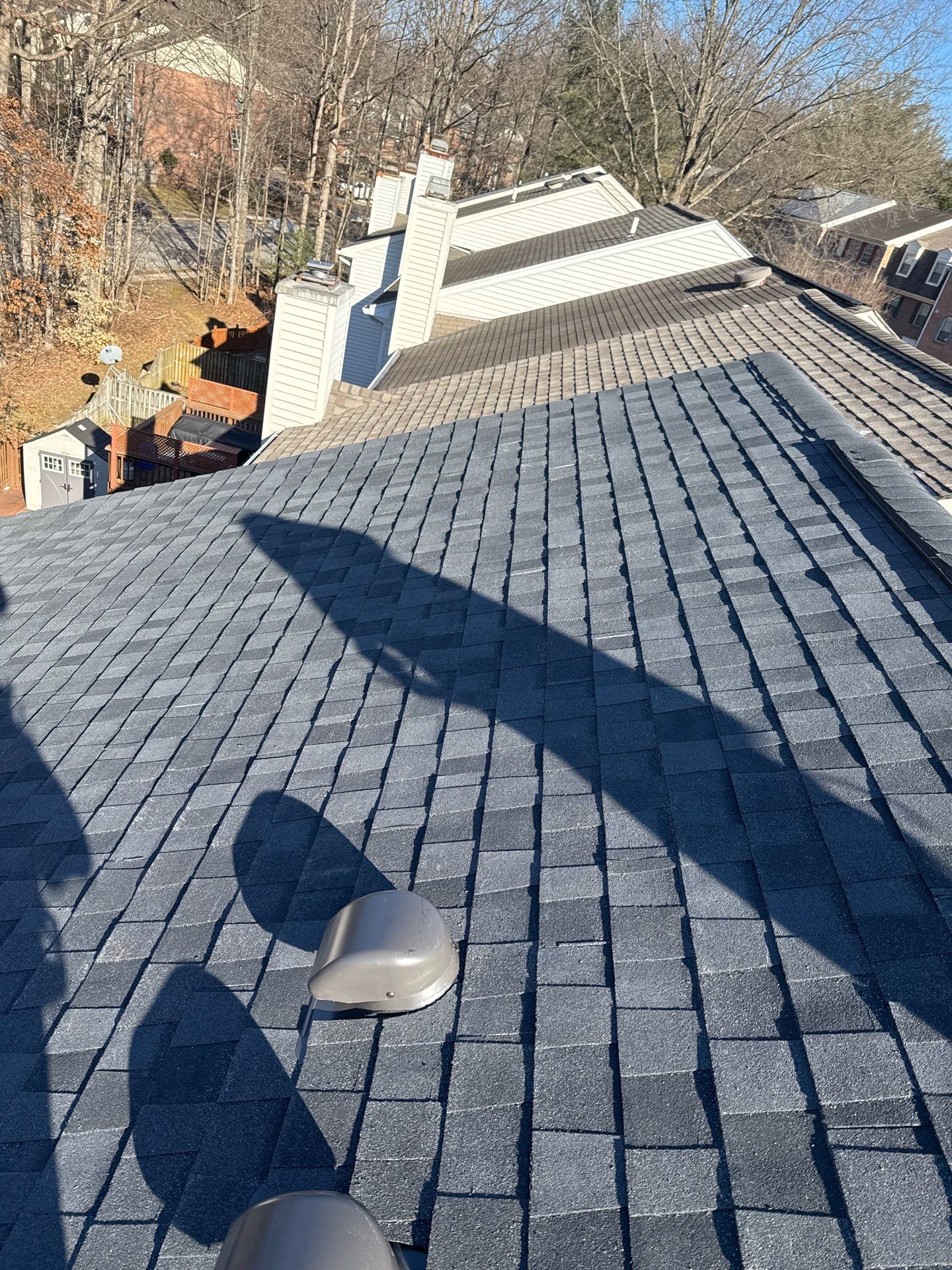 Burke: Residential Roof Replacement with CertainTeed Landmark Pro in Max Def Moire Black by RM Banning, Inc.