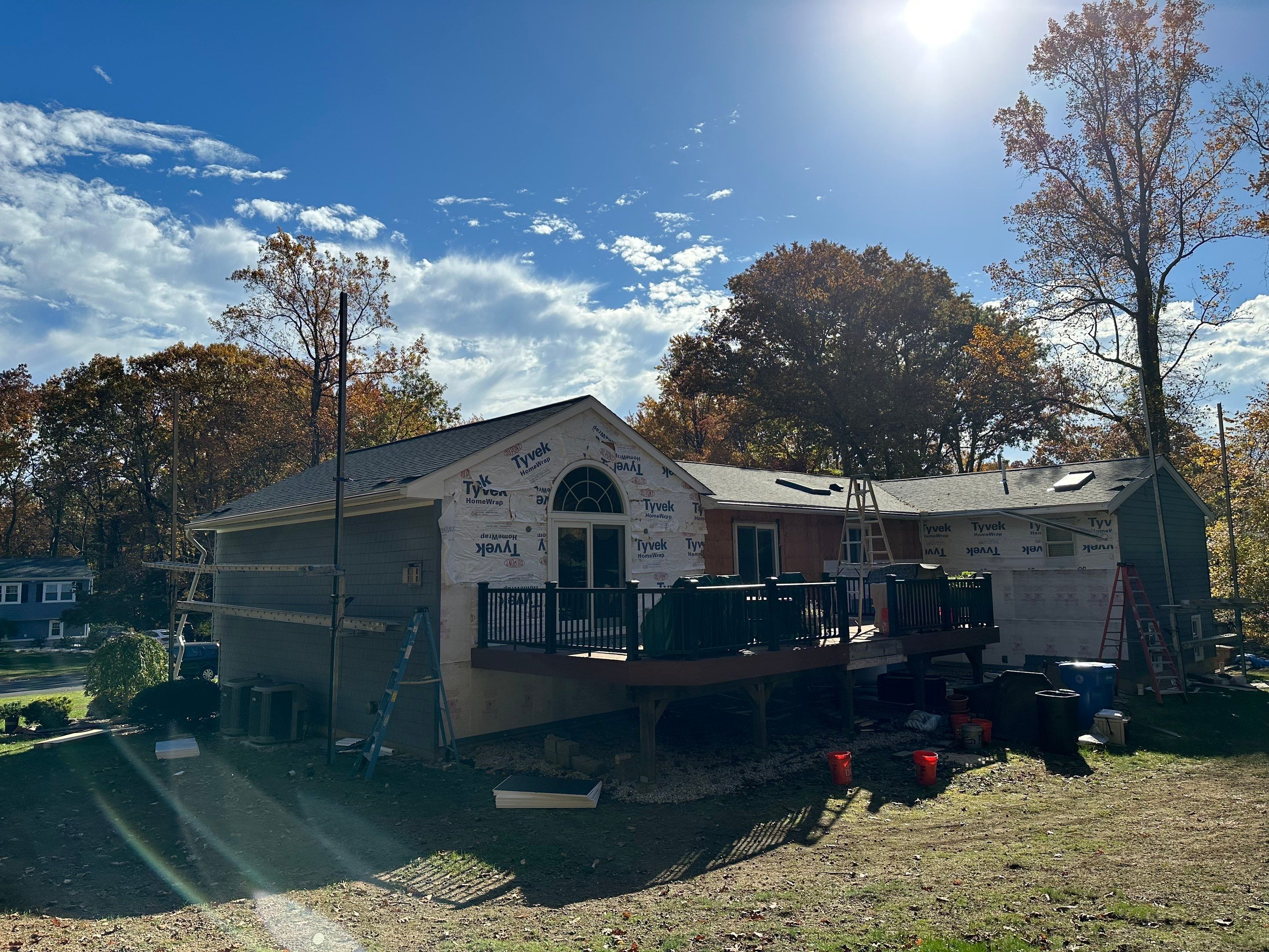 New Roofing, Siding front door by A Plus Exterior