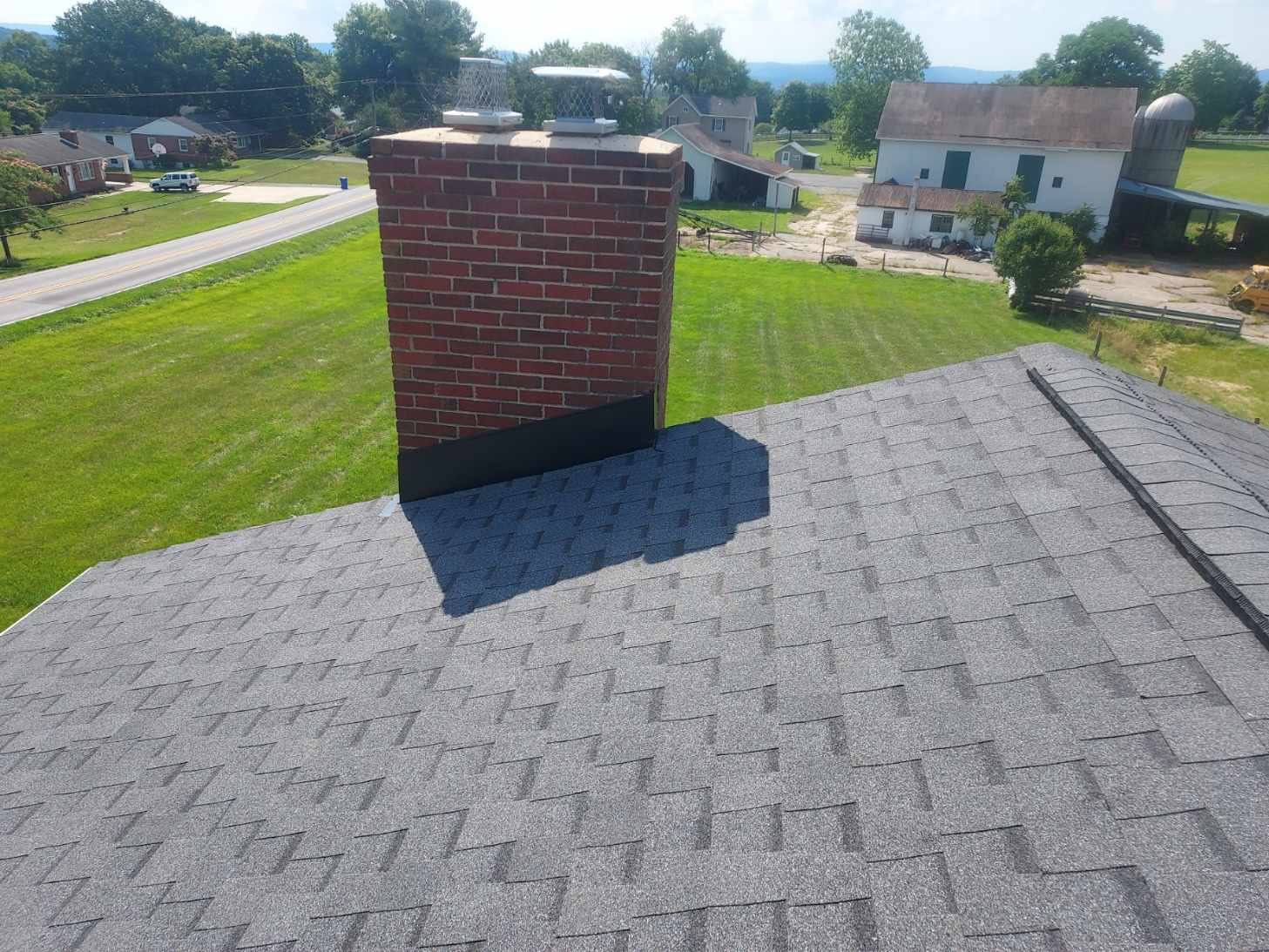 Residential Roofing Installation using Atlas Pinnacle Pristine Pewter Architectural Shingles by Frederick Roof Repair