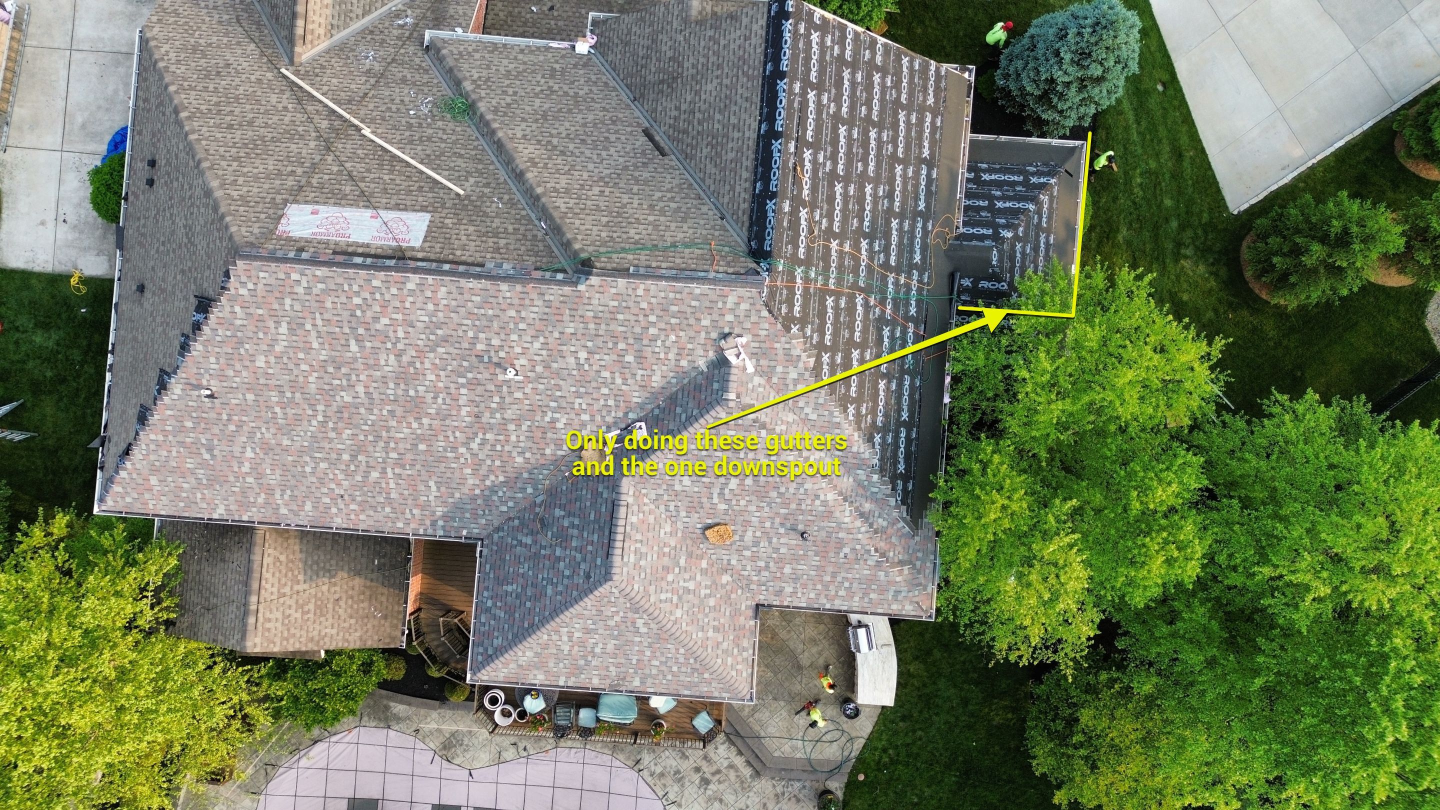 Residential Roofing Installation using Duration Series Shingles - Colonial Slate by RoofX 