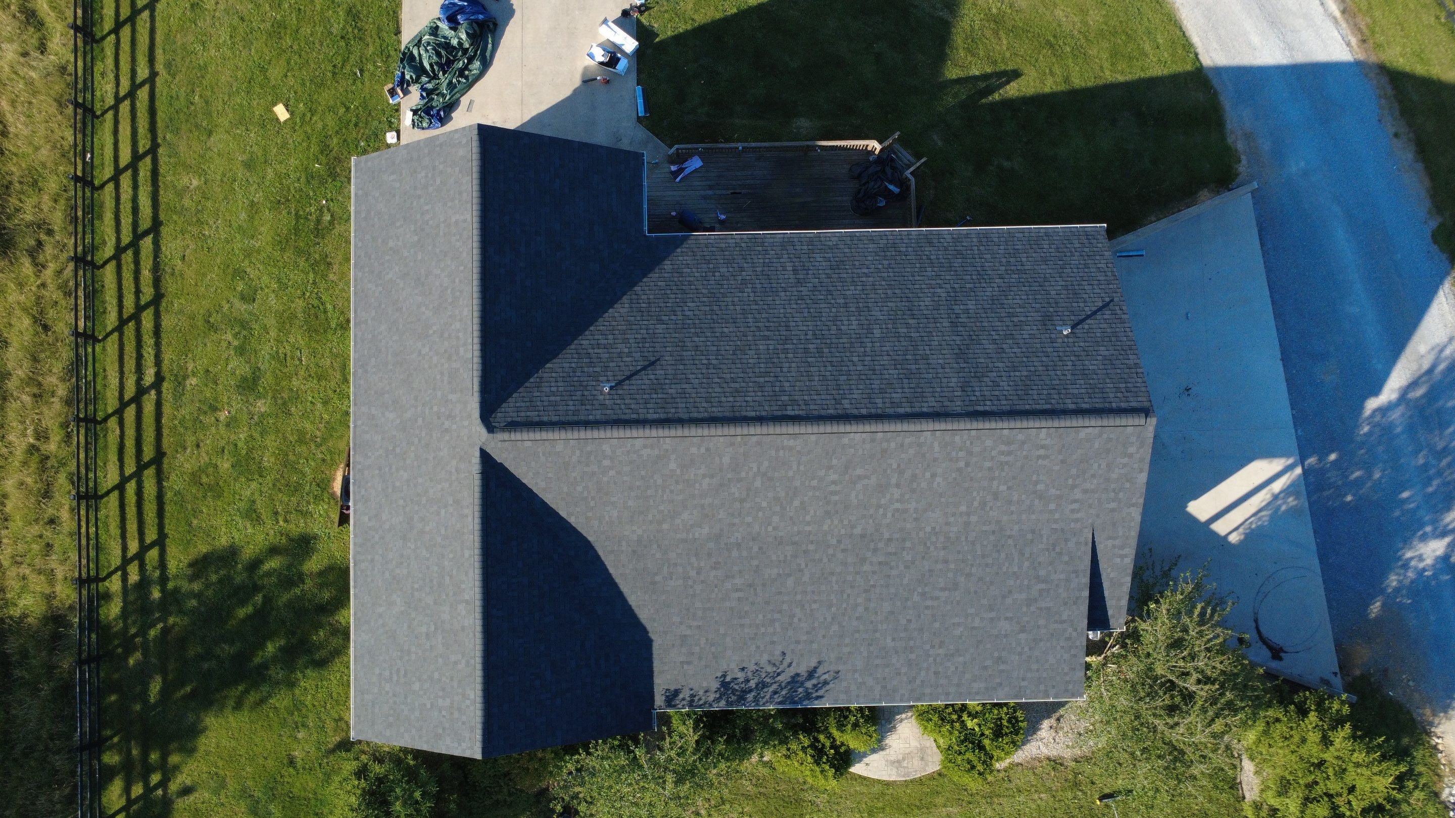 Full Roof Replacement with Owens Corning Shingles in Hustonville, Kentucky by Stout Exteriors