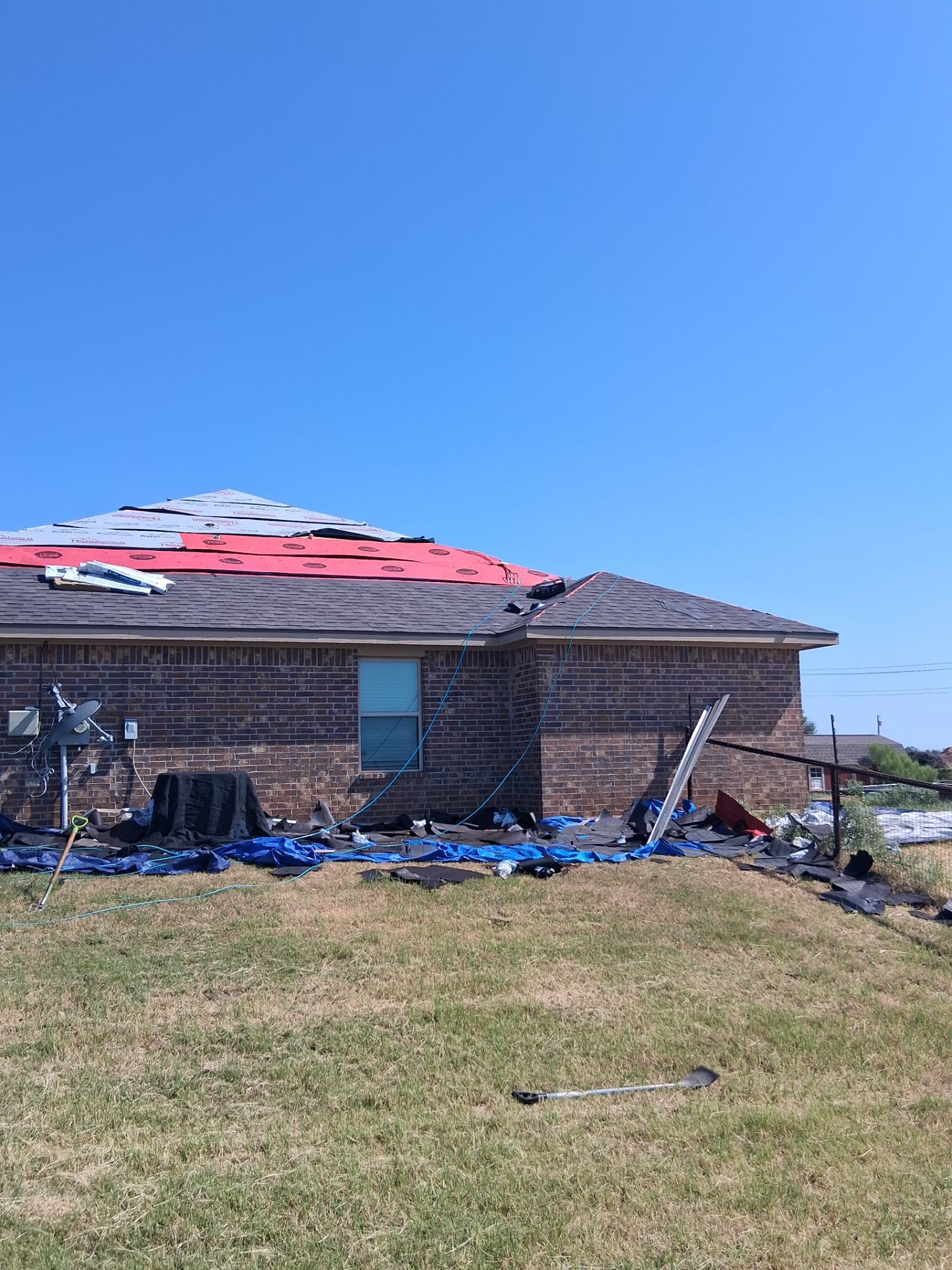 Residential Roof Replacement and Decking Repair in Springtown, Texas by Performance 1 Roofing