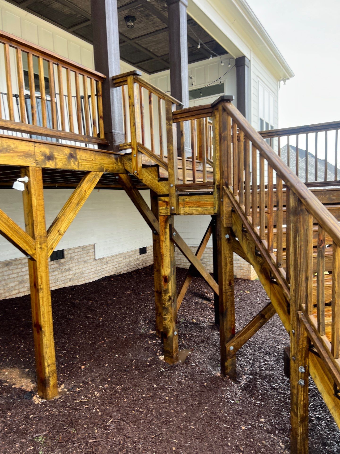 Coated Deck using Wood Sealant by DuraSeal