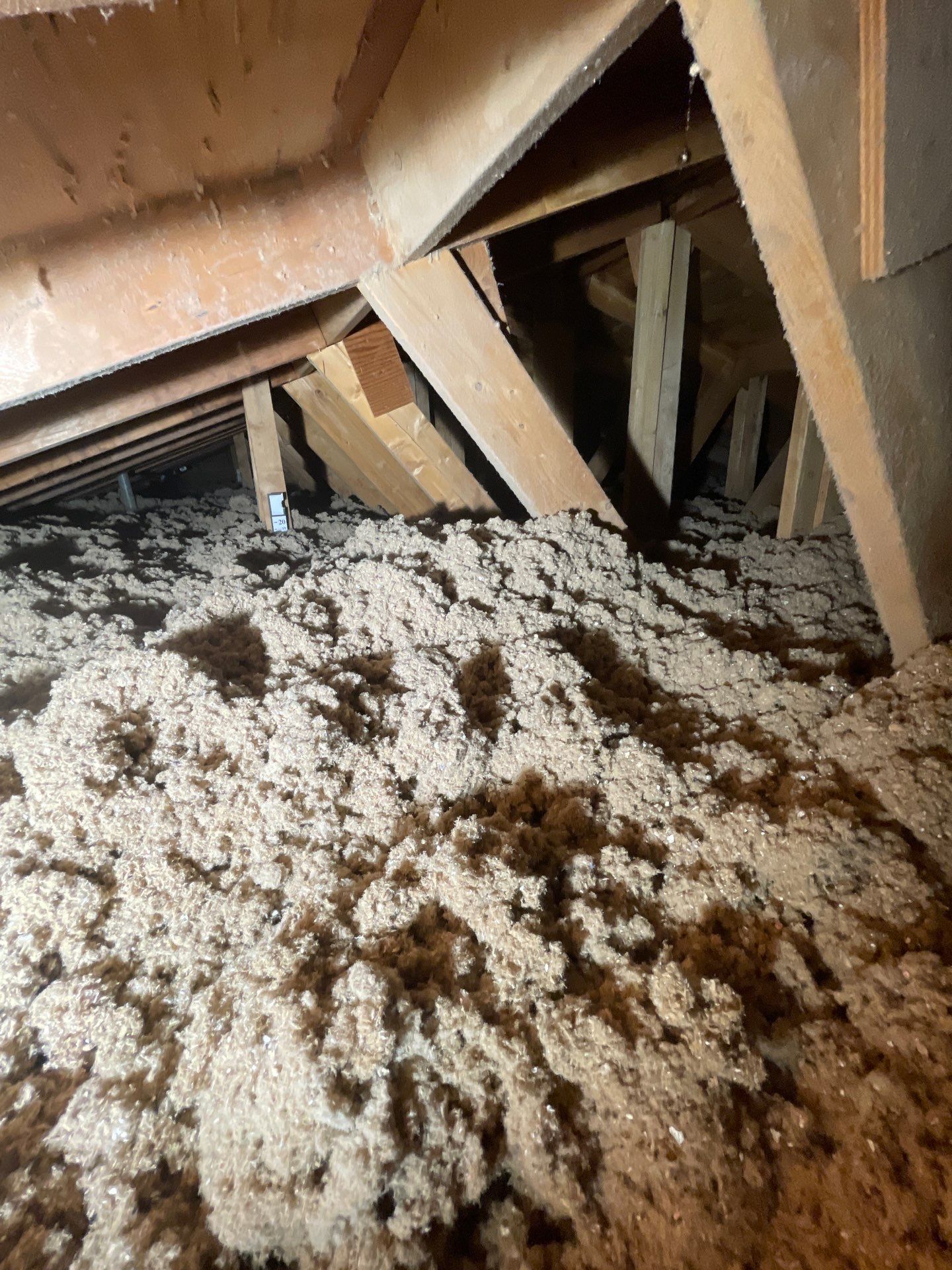 Attic Insulation using Green Fiber Sanctuary by NYS Foam & Energy