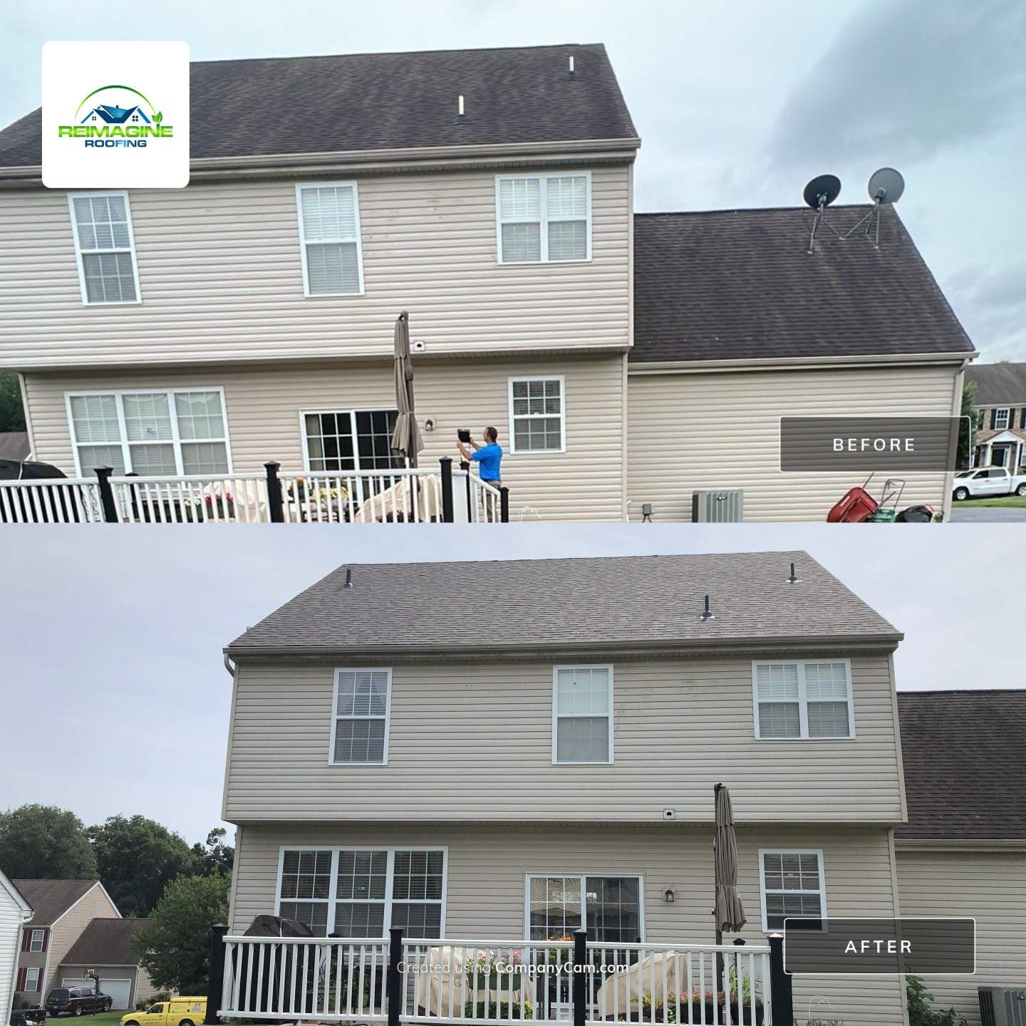 Estate Gray Shingles by Reimagine Roofing
