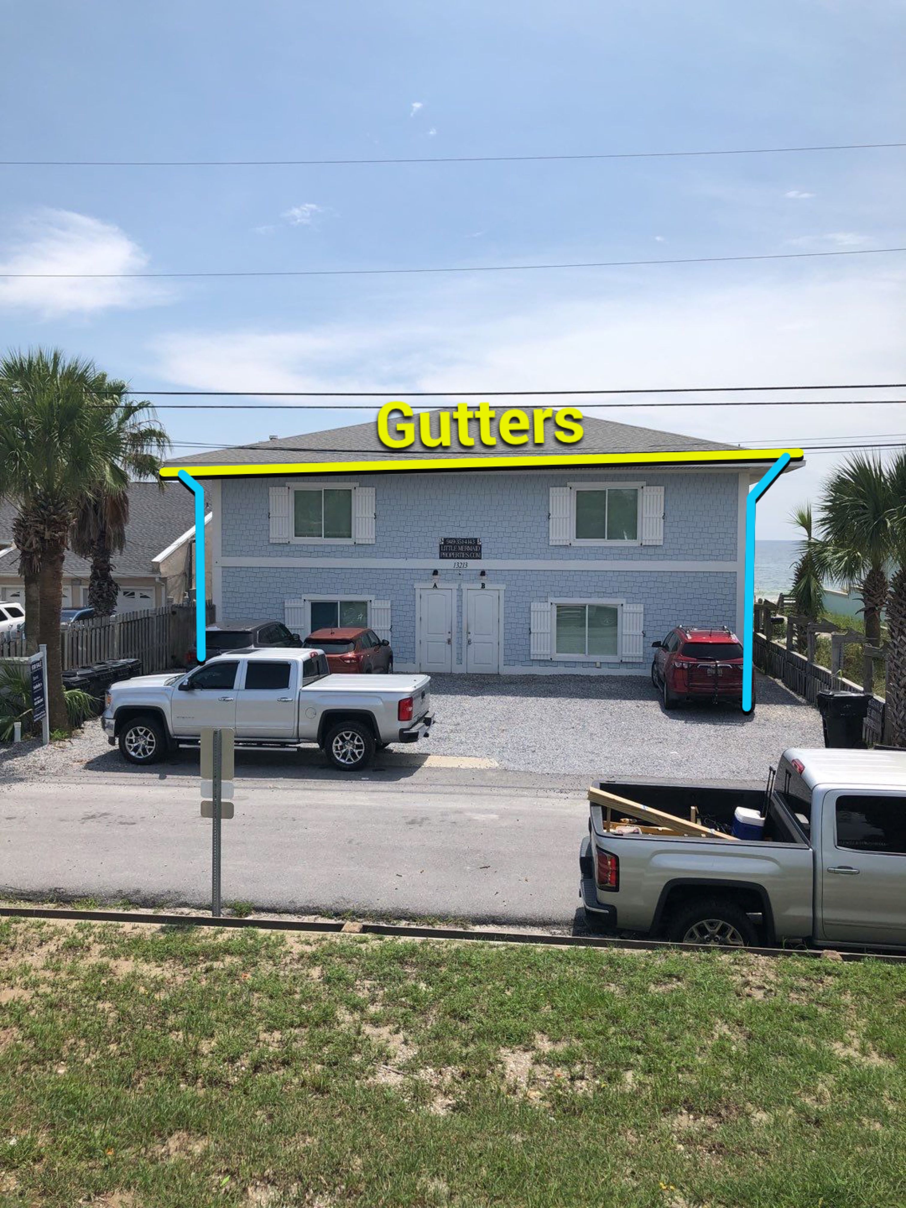 Gutter Installation using K-Style Seamless Gutters by Gutter Professors