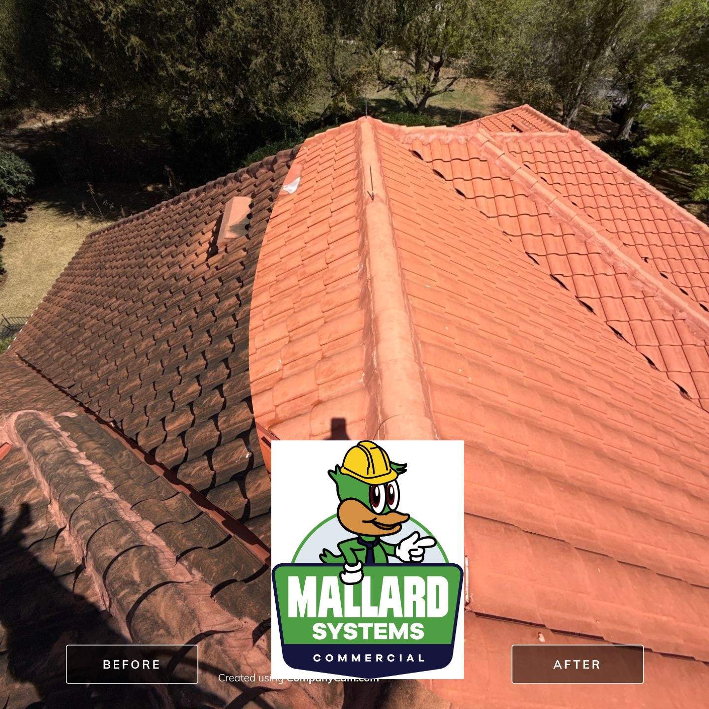 Tile Roof Cleaning by Mallard Systems