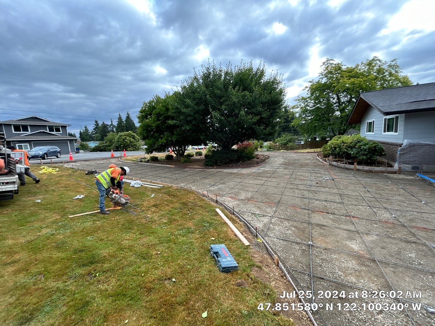 Rodd | Concrete Driveway Extentension by Jireh Asphalt & Concrete Inc 