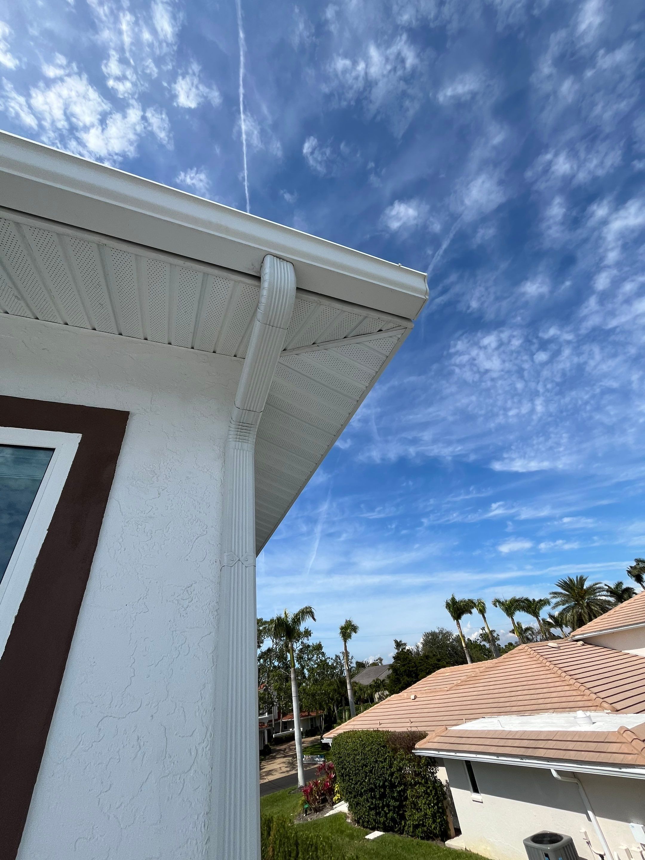 Repainting and Upgrading Gutters in Sarasota FL by Gutter Professors