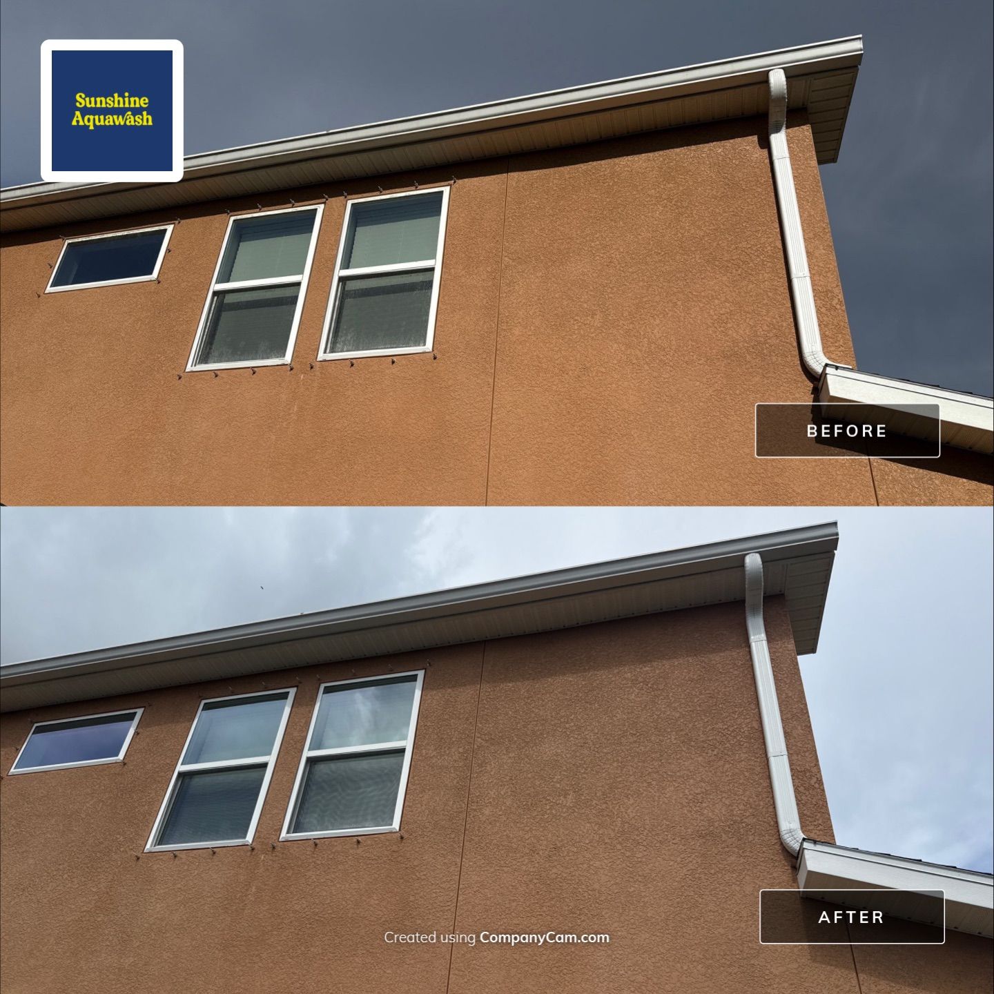 Full Exterior Cleaning – Two-Story House, Gutters, and Fence in Old Mill Preserve, Palmetto, FL by Sunshine AquaWash