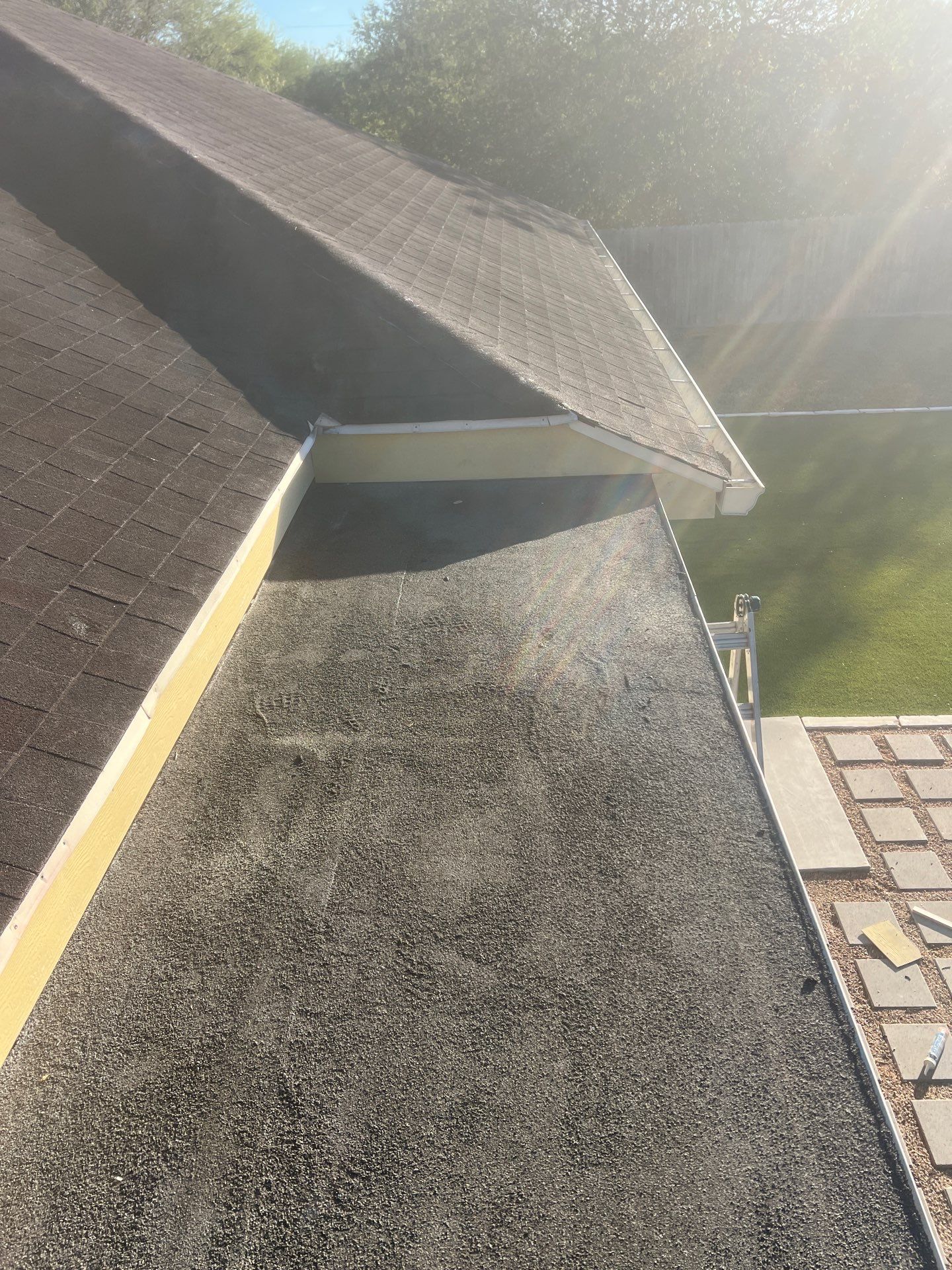 It Ain't Easy getting Shady  by Bayfront Roofing and Construction