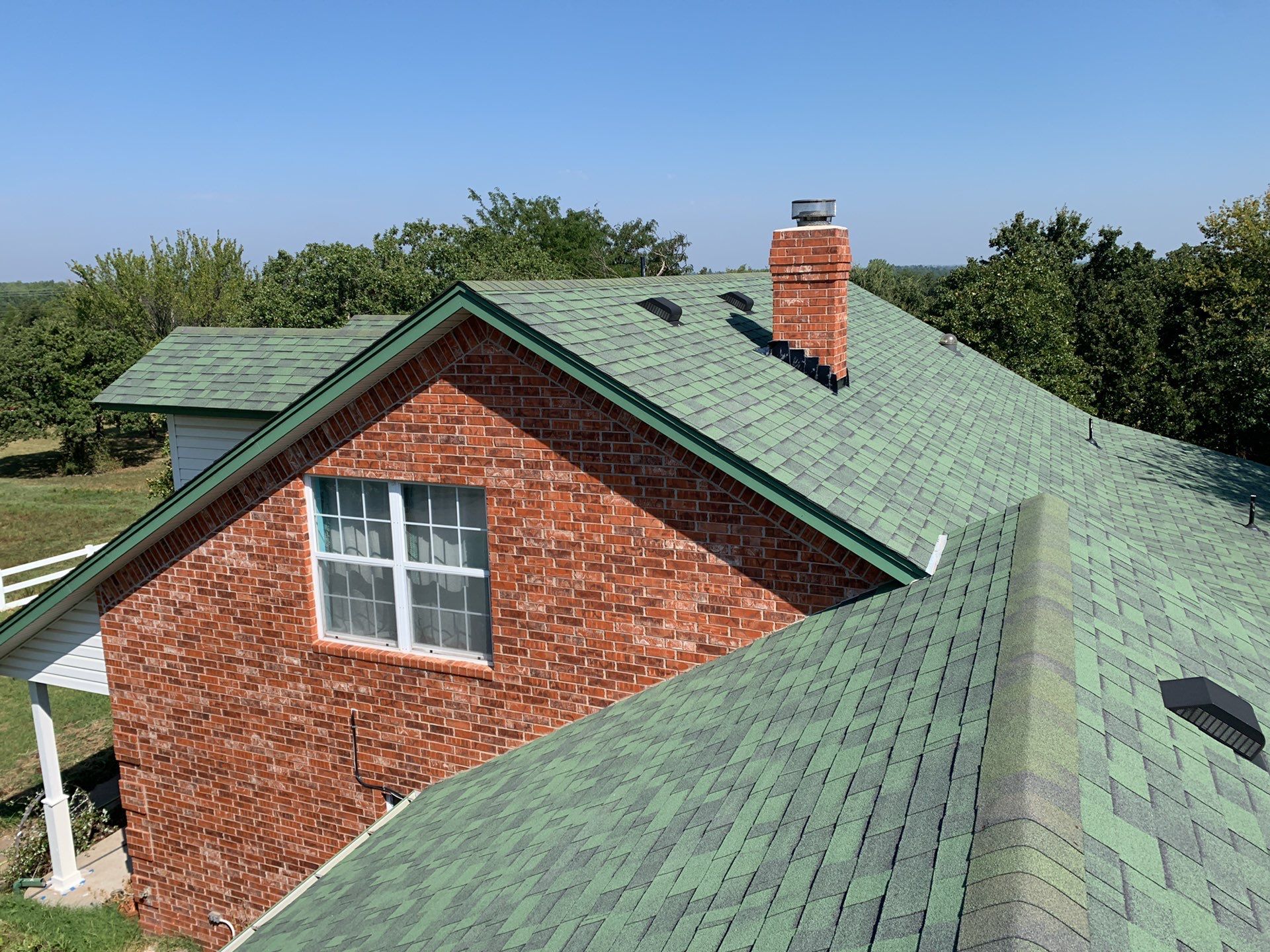 roof replacement in Choctaw by McCann's Roofing and Construction
