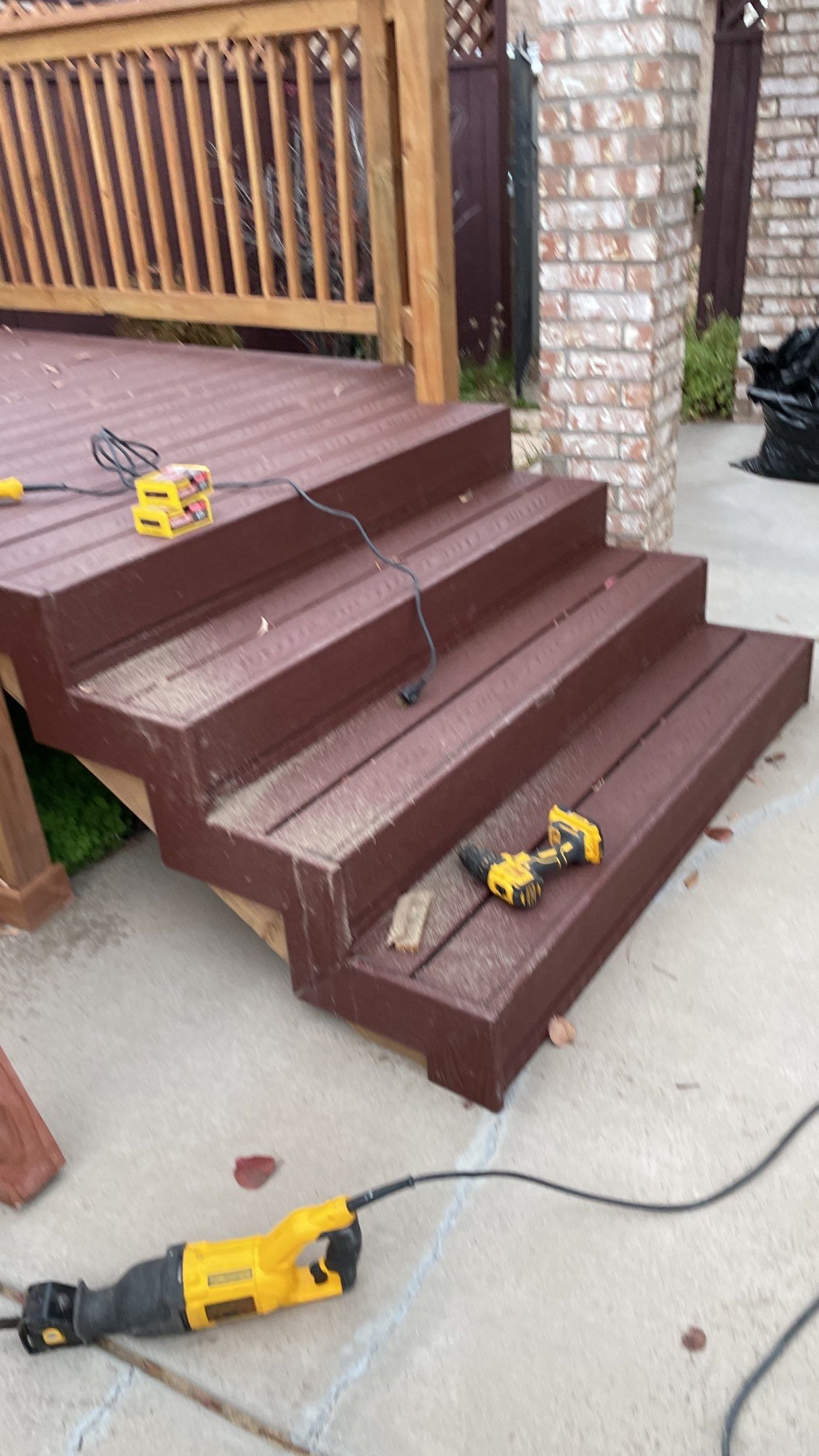 Deck Installation using Trex by Rio Grande Building & Storage