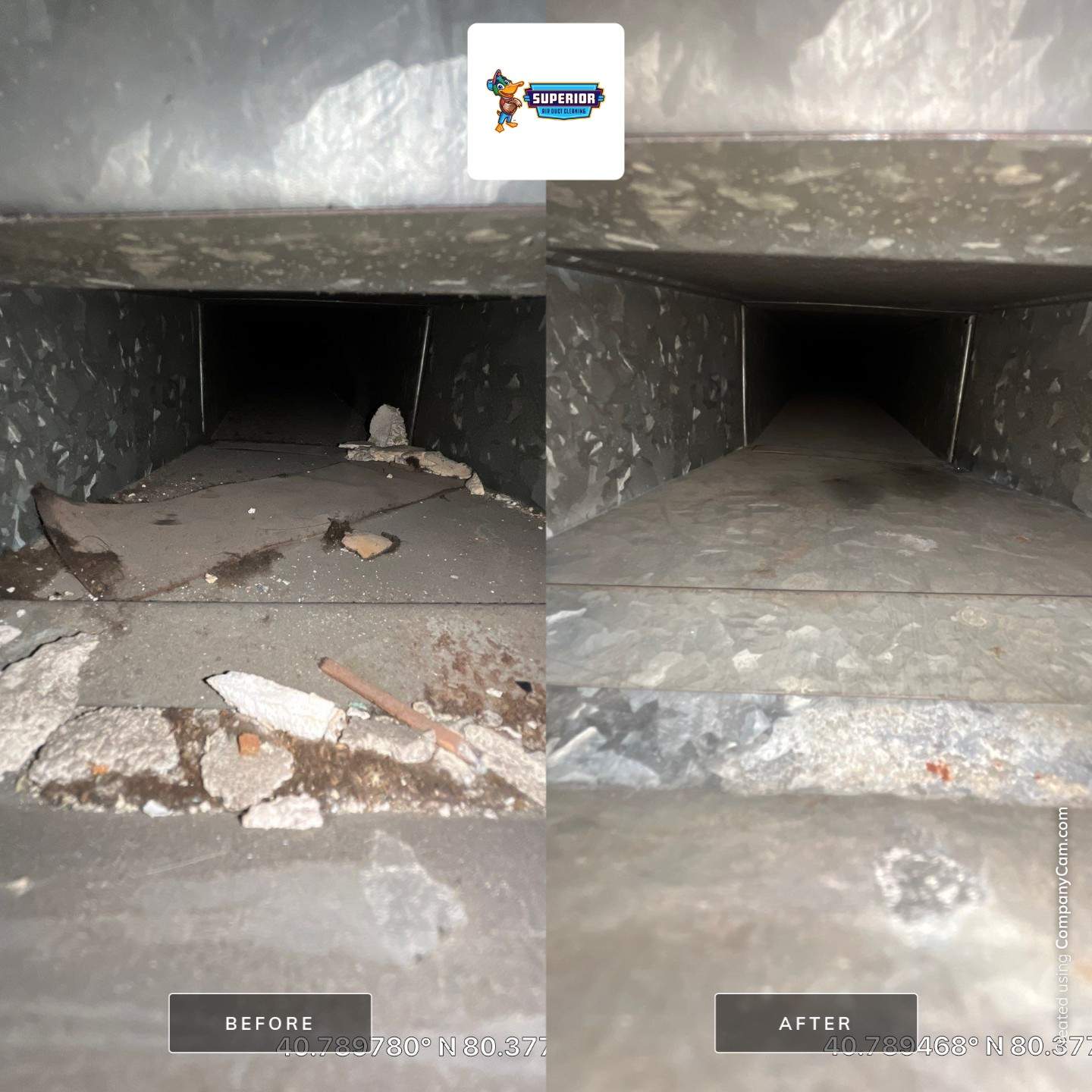 Air Duct Cleaning With a Vacuum Truck in Beaver Falls, PA by Superior Air Duct Cleaning