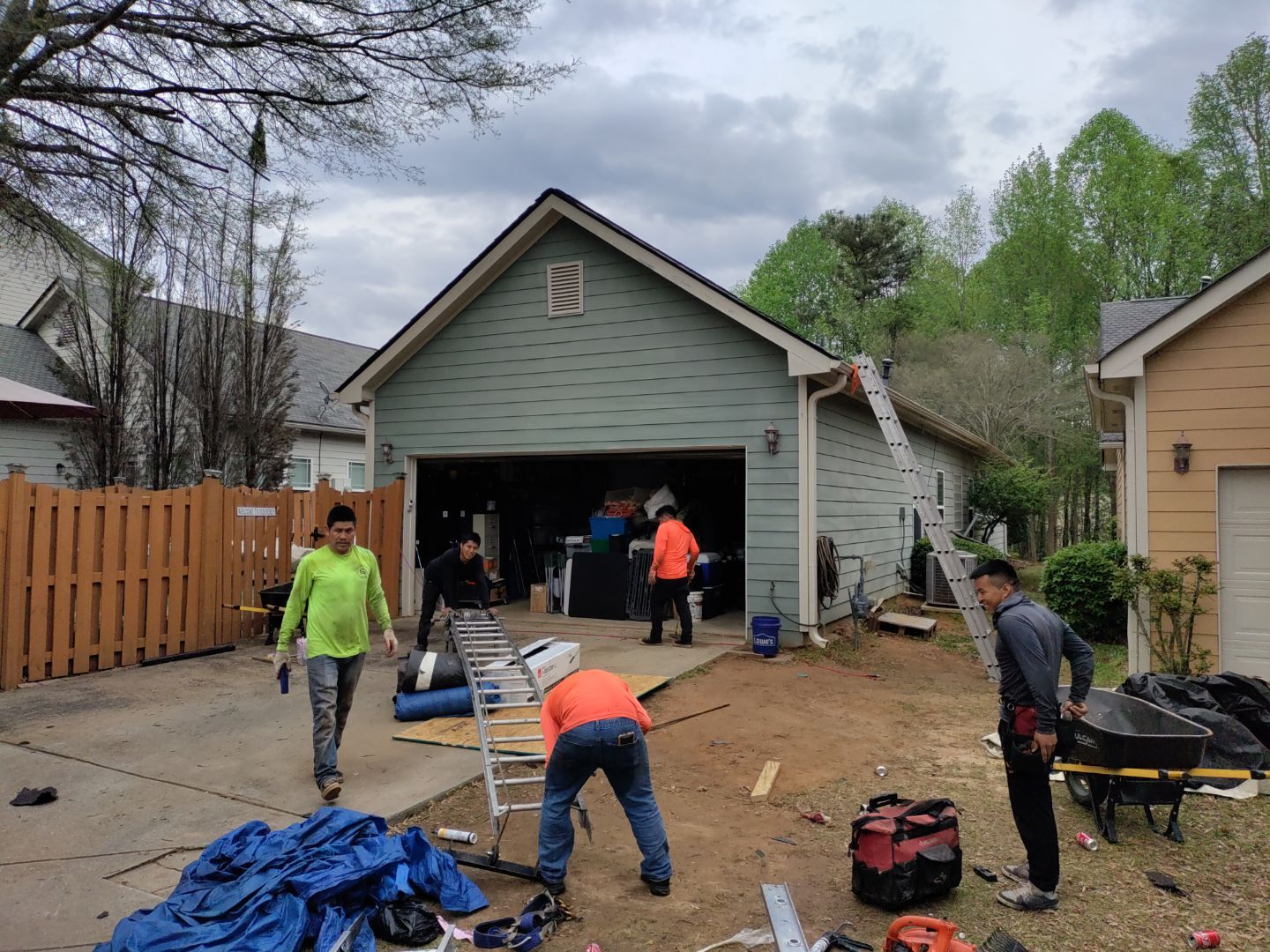 Residential Roofing Installation using Owens Corning by Inspector Roofing and Restoration