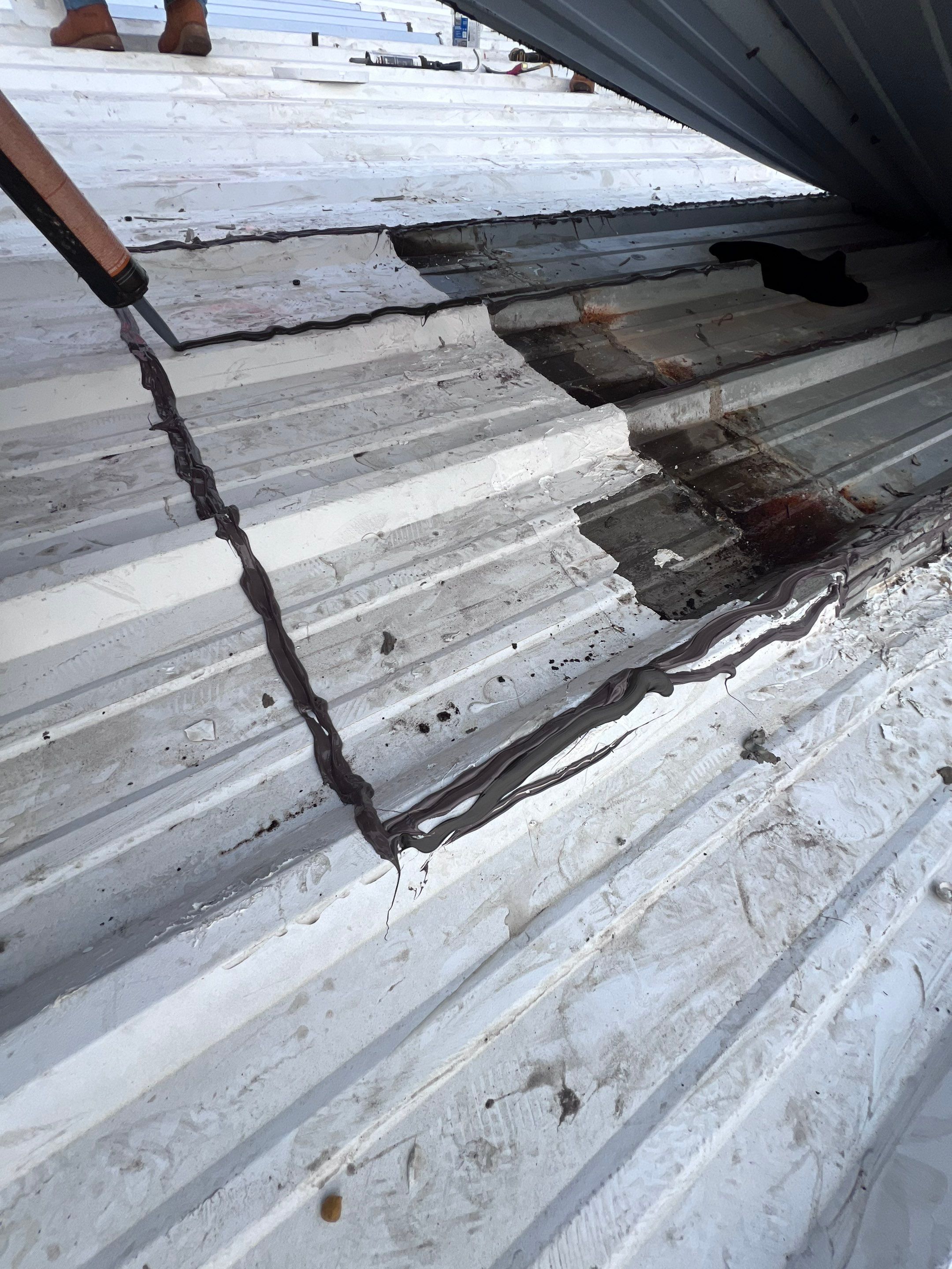 Commercial Roofing Repair using Metal by Roof Repair Company