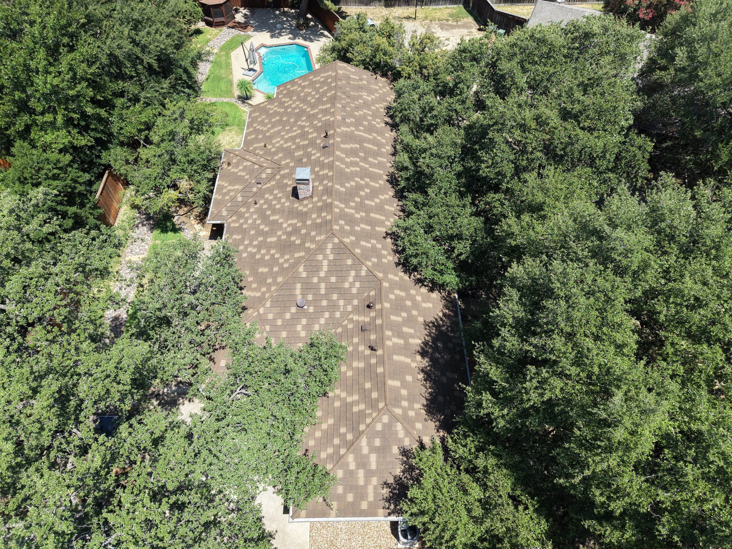 Decra Shake XD Install and Full General Contracting project in one of Arlington's beautiful communities by First United Roofing & Construction