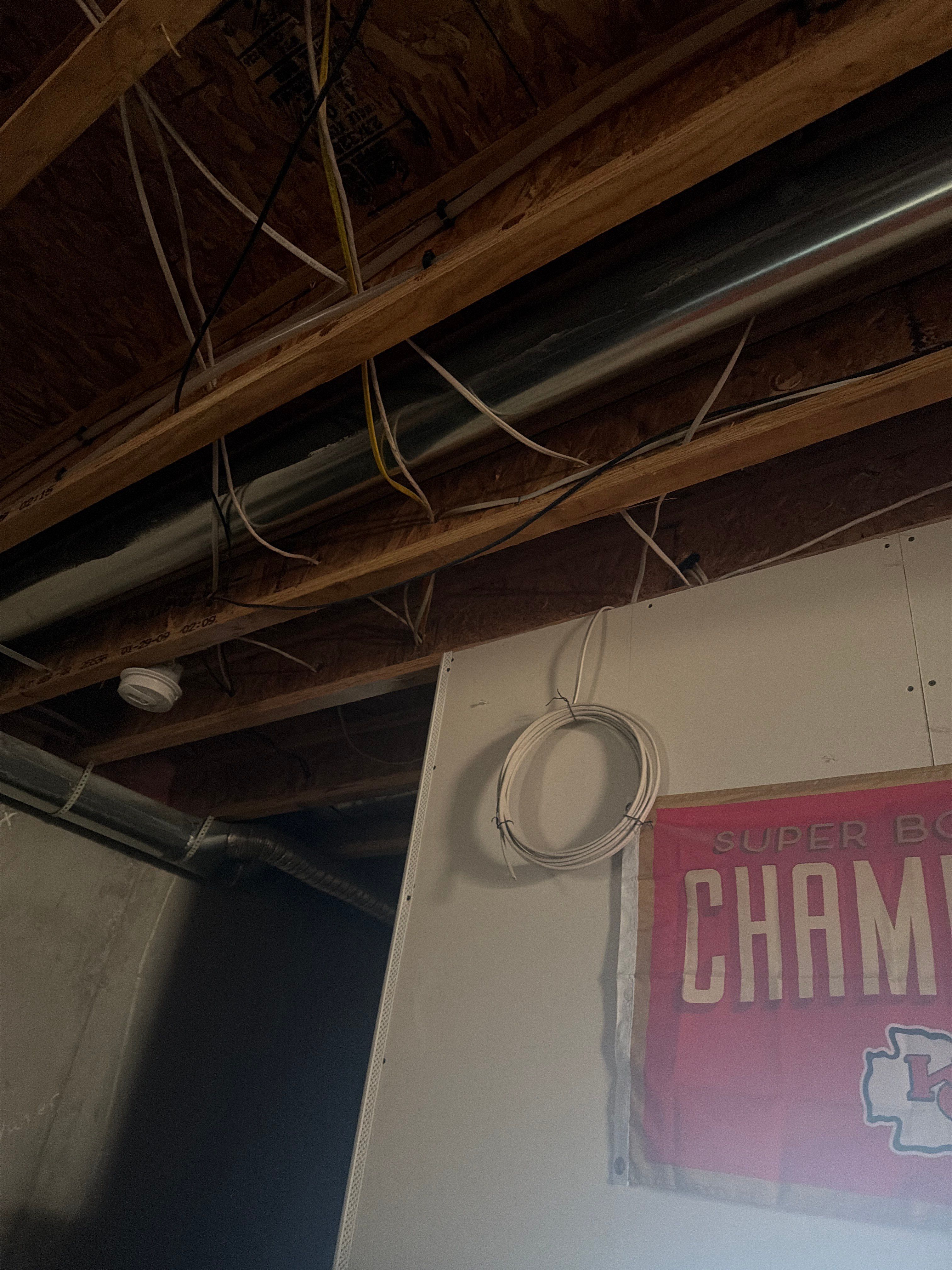 Basement Renovation and Electrical Service in Mead by CompanyCam Sales Demo