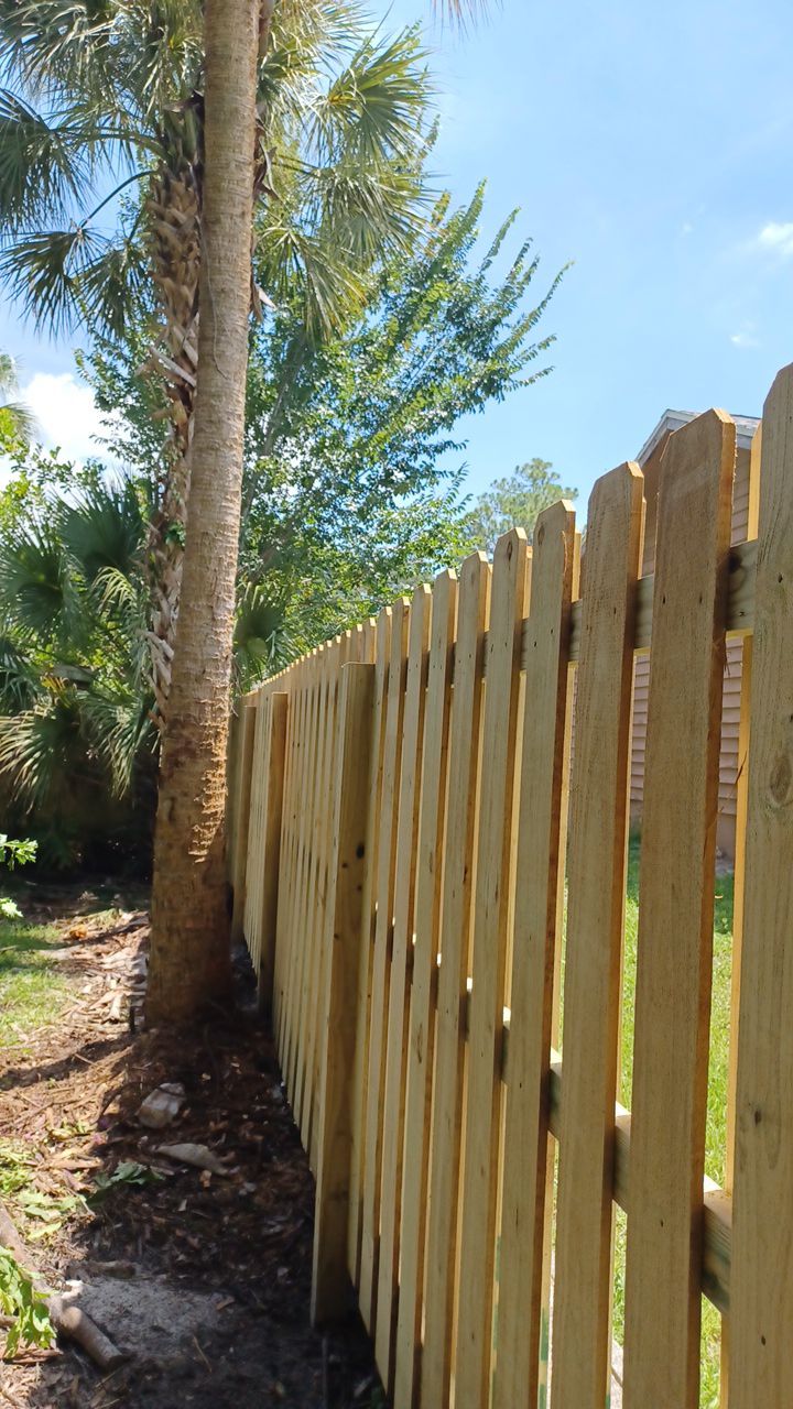 Nokomis, FL 6ft. Tall Treated Wood Shadowbox  by Asap fence and gates, LLC