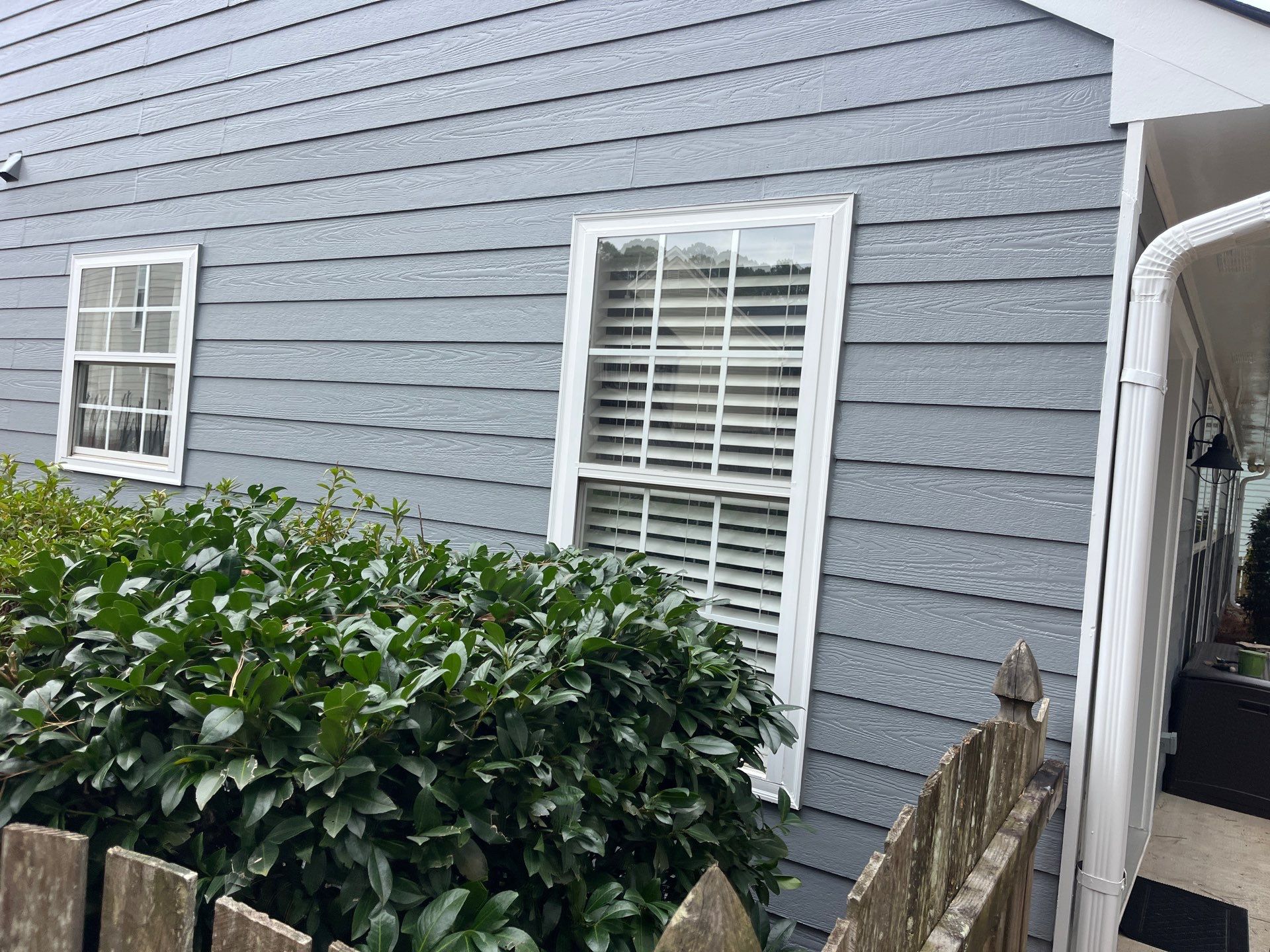 Rotten Wood Replacement using Hardie Trim by Nelson Exteriors 