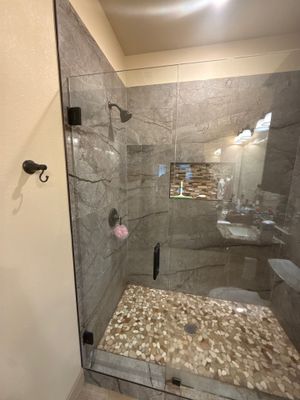 Broekn Shower door replacement