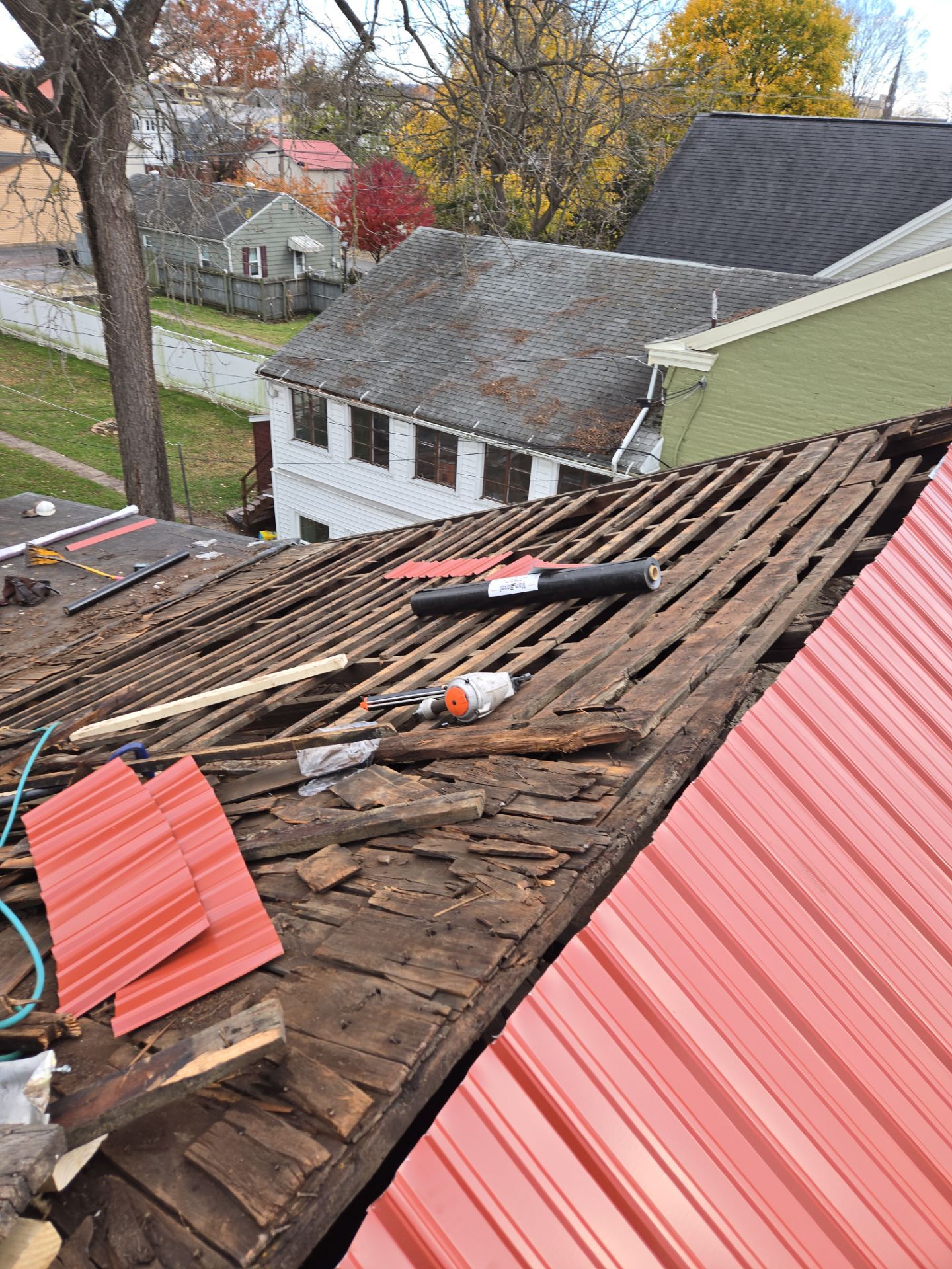 Neal Kimble Full Metal roof Installation by Good Hands Roofing