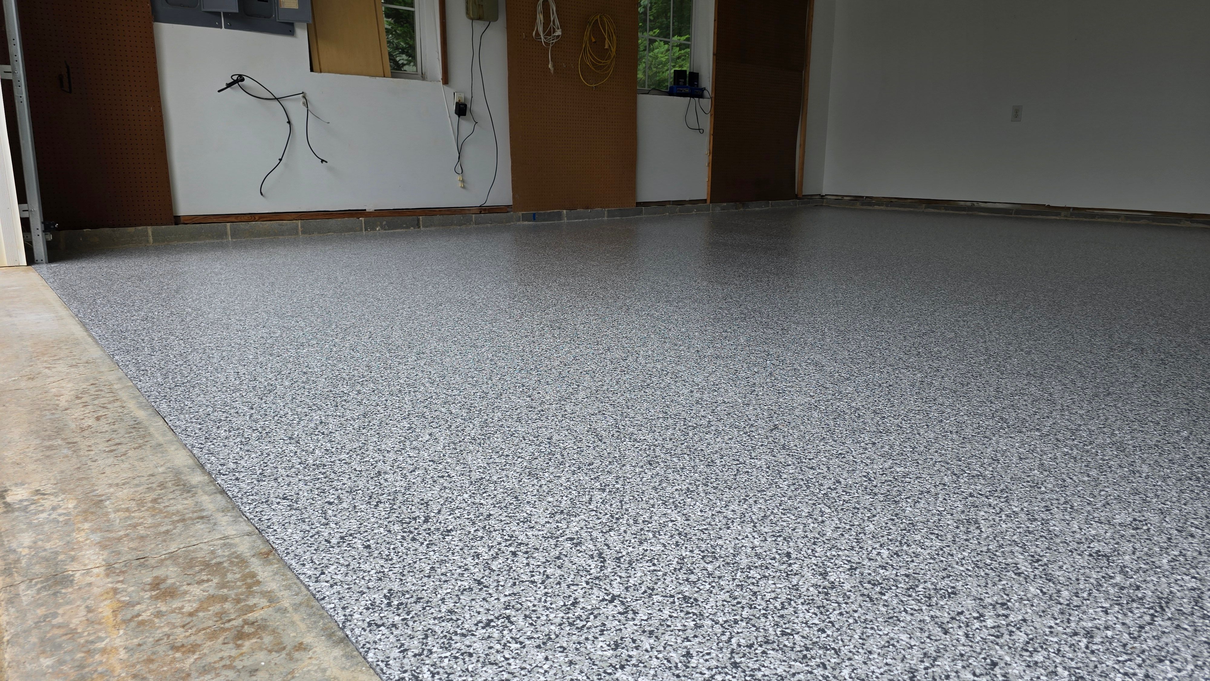 Garage using Gravel by Elite Floor Solutions
