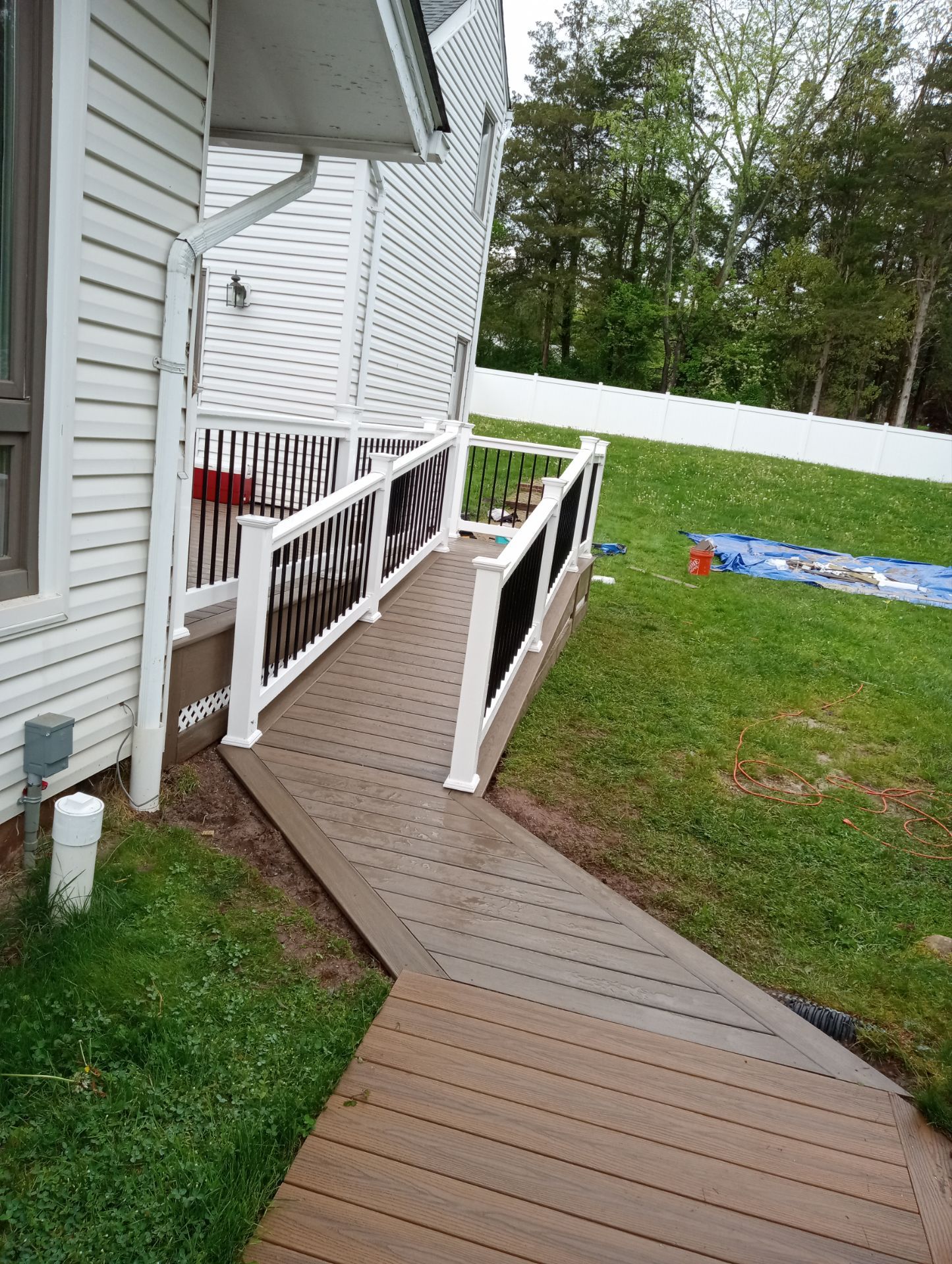Deck Resurface with Access Ramp  by deck guardian