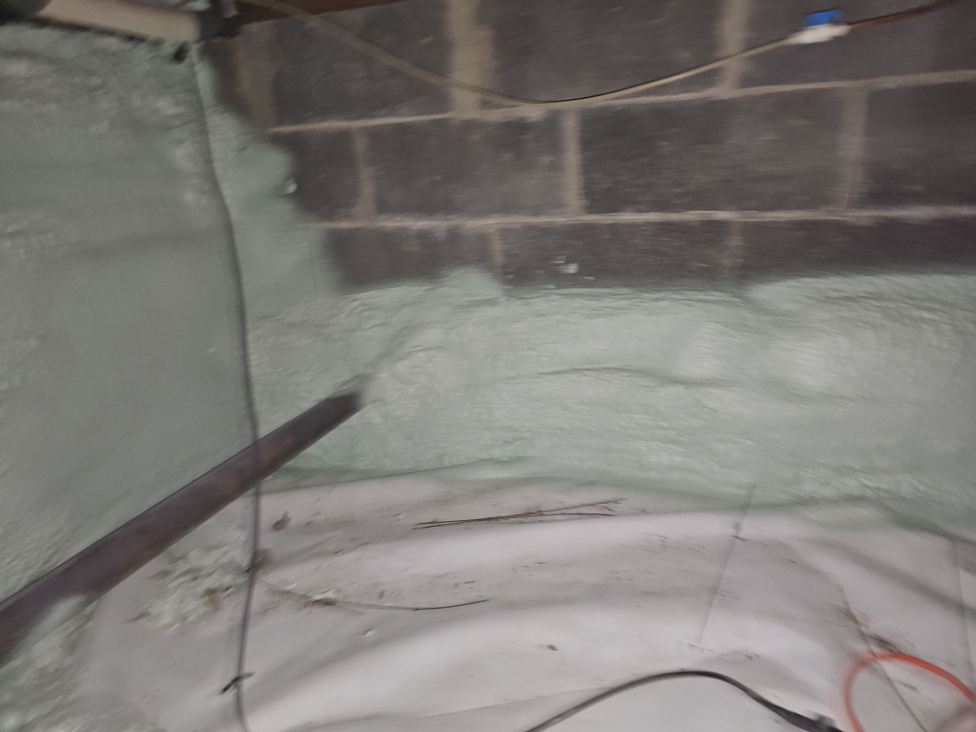 Basement Exterior Walls using Crawl Space Liner by NYS Foam & Energy