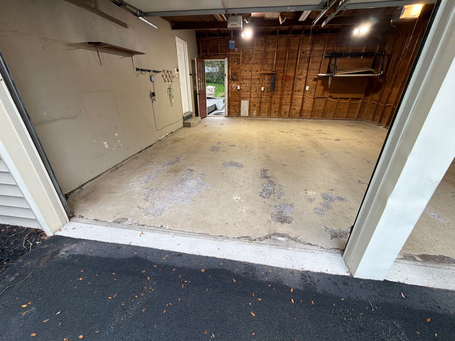 Vintage Shalestone Garage Coating by NG Masonry & Construction LLC