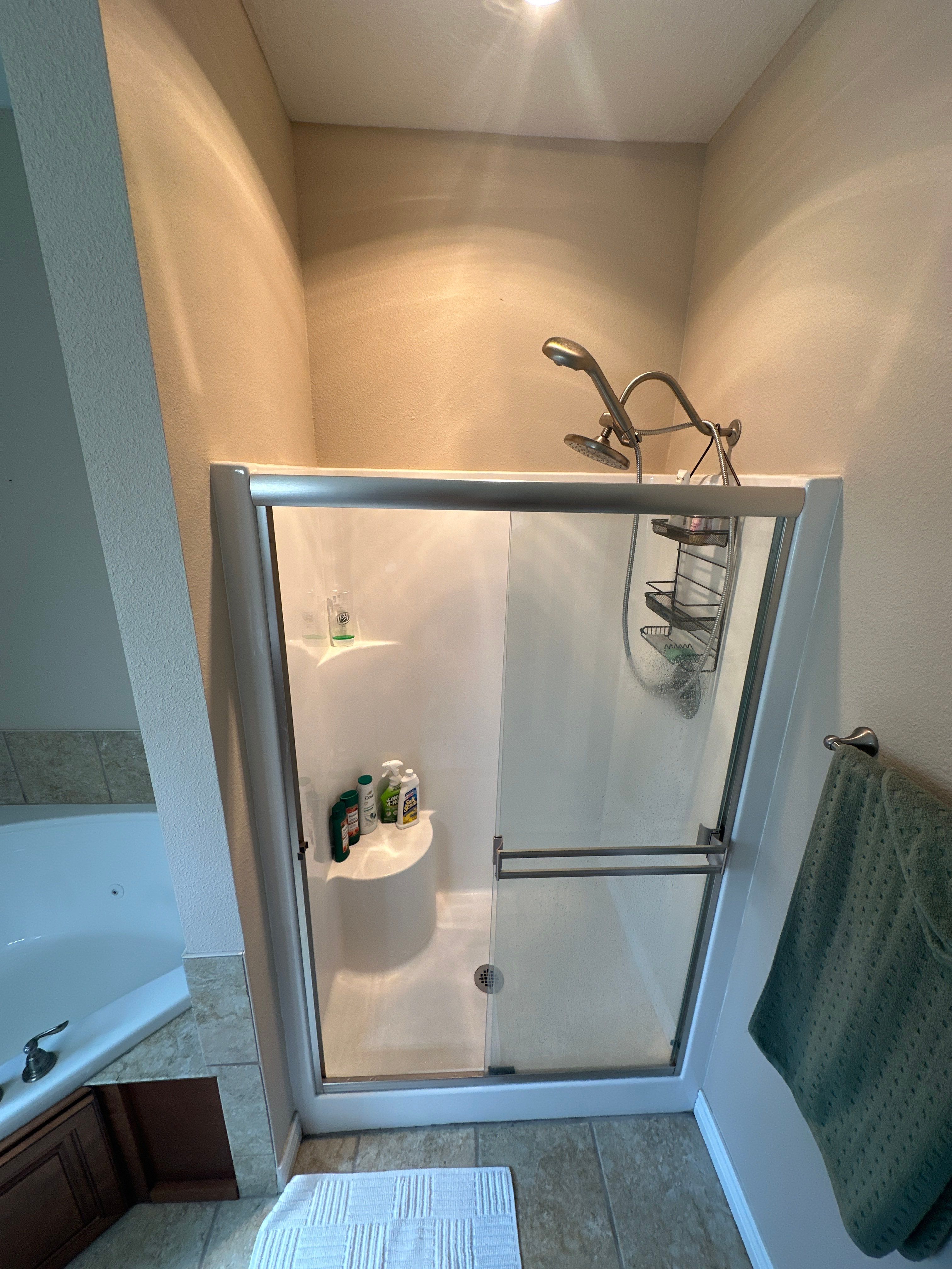 Ledgestone Master Bathroom Reno by Kitchen Works LLC