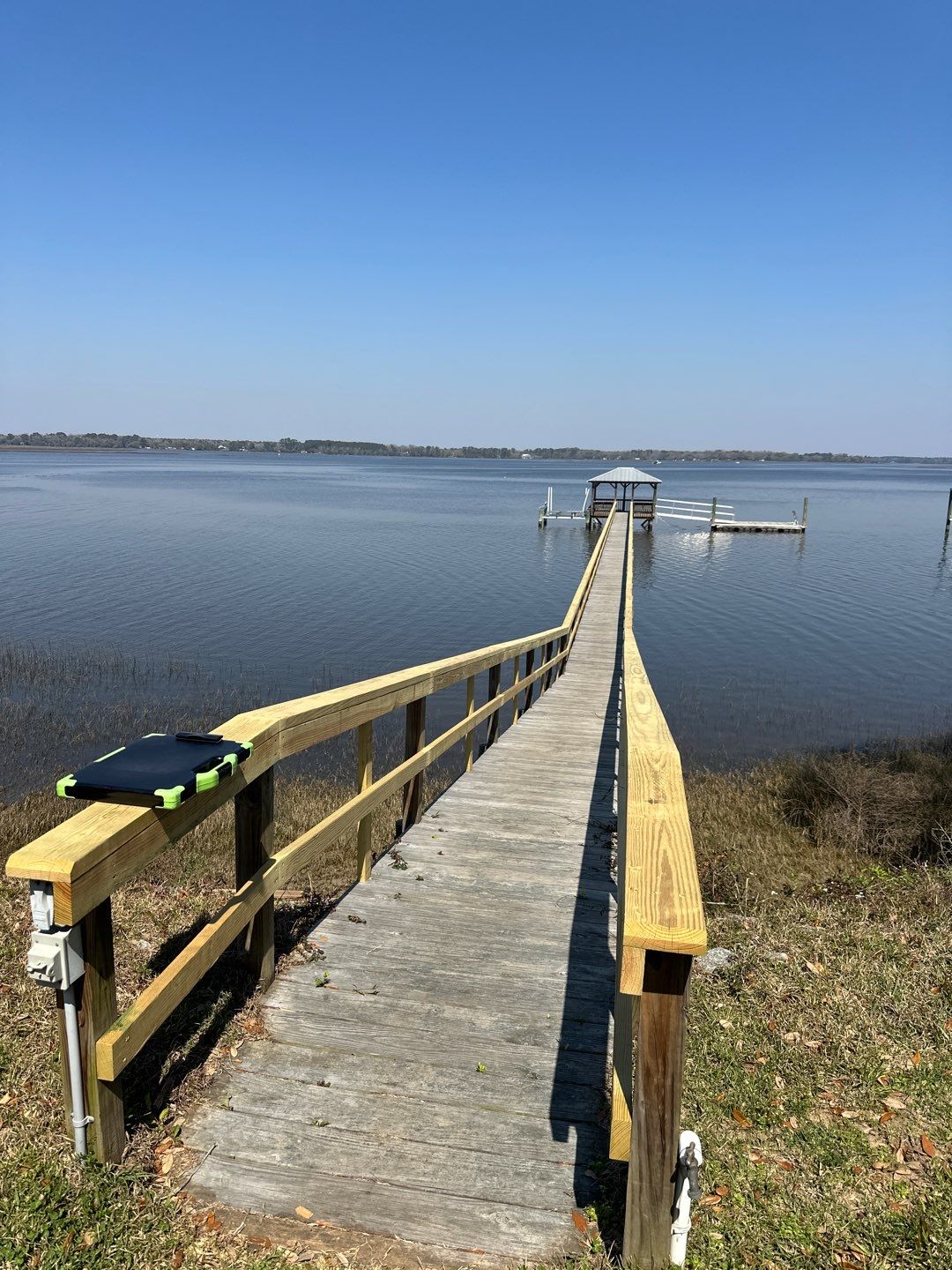 Dock using Wood Sealant by DuraSeal