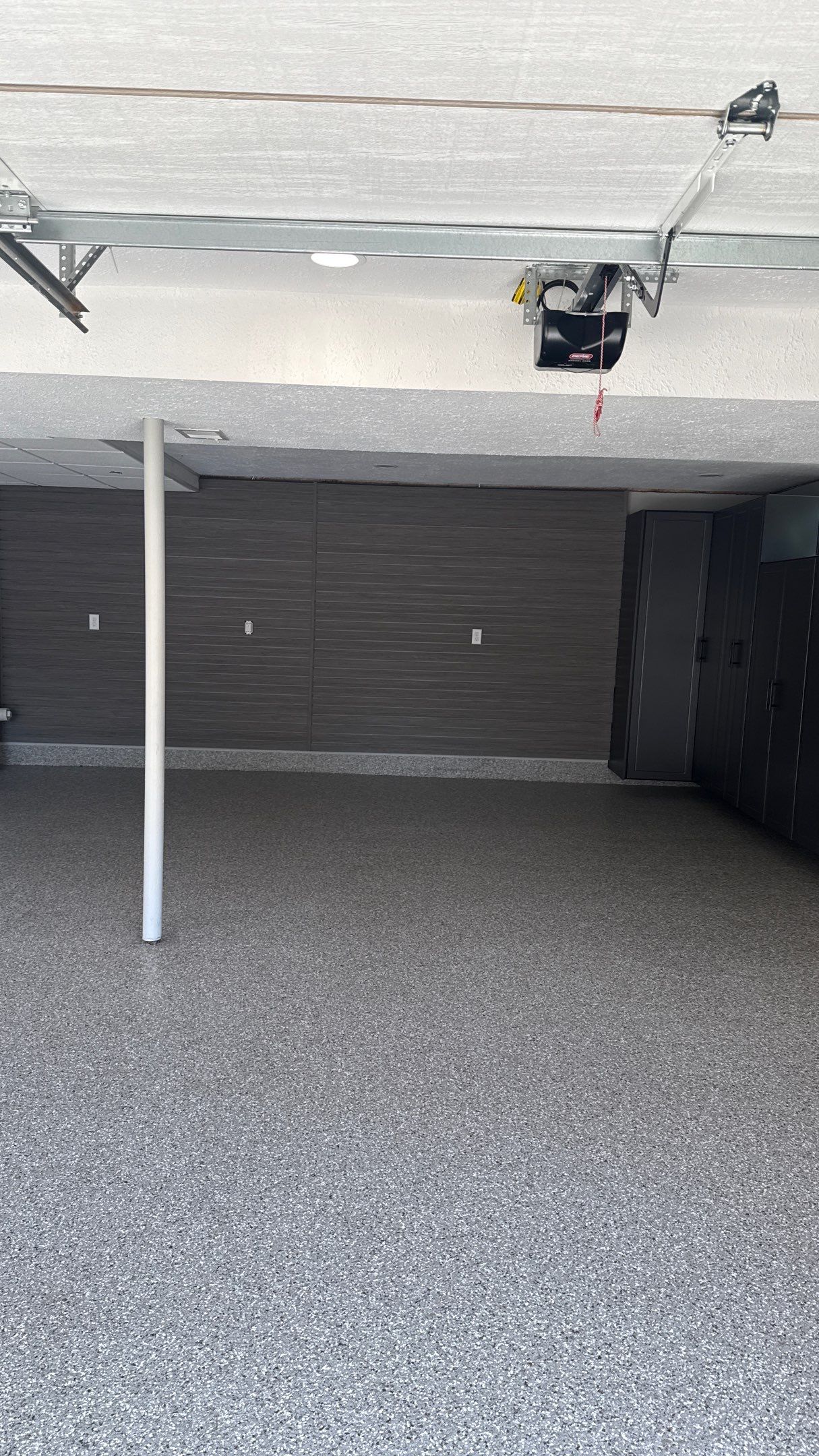 Wow Look Floor to Ceiling Slatwall  by Banner Garage