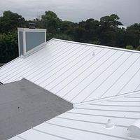 24ga 1" Nail-Strip Regal White  by Total Roofing System The Metal Roof Experts