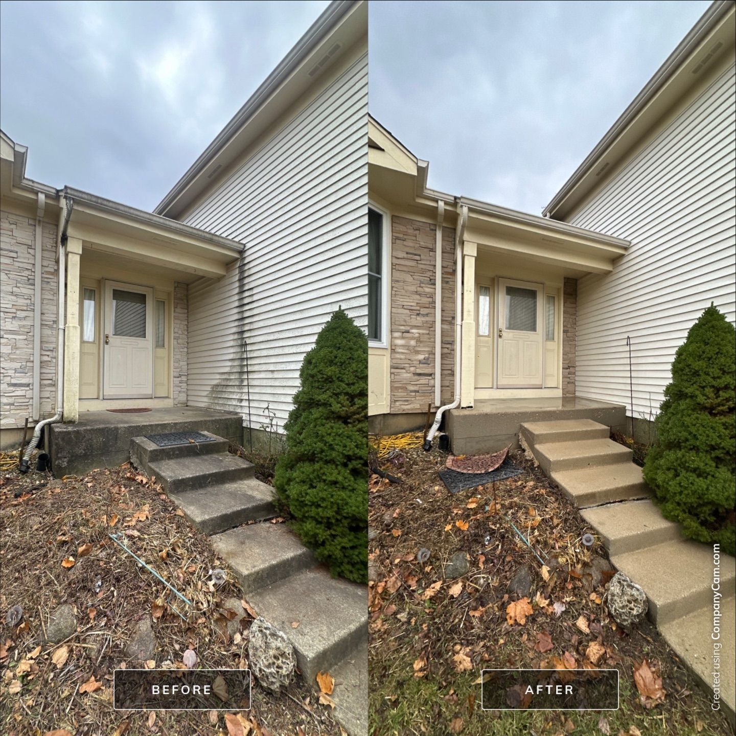 Project in Round Lake Beach by Simmons Power & Soft Washing