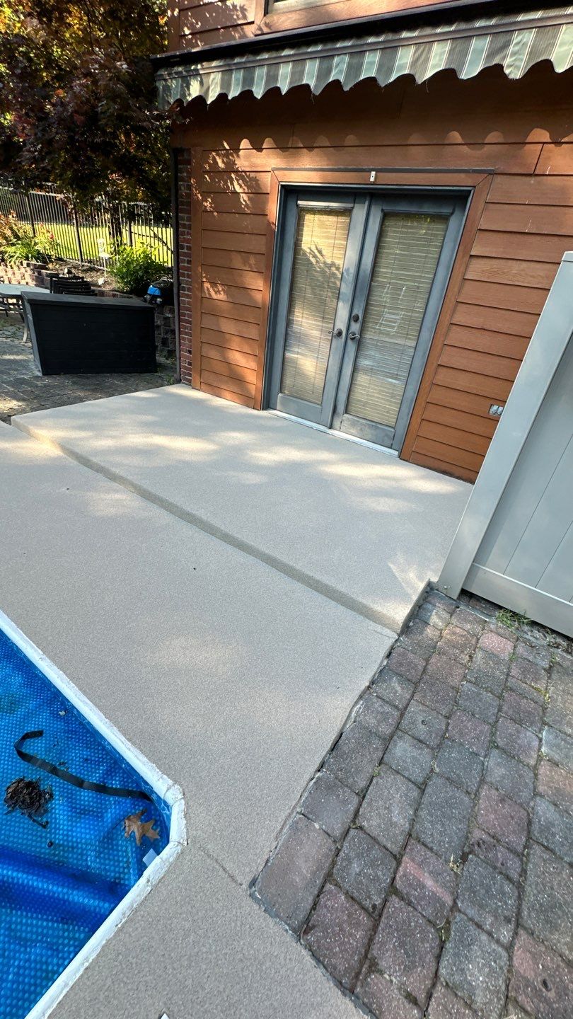 Pool Deck Project in Coraopolis by Floors in a Day, Inc