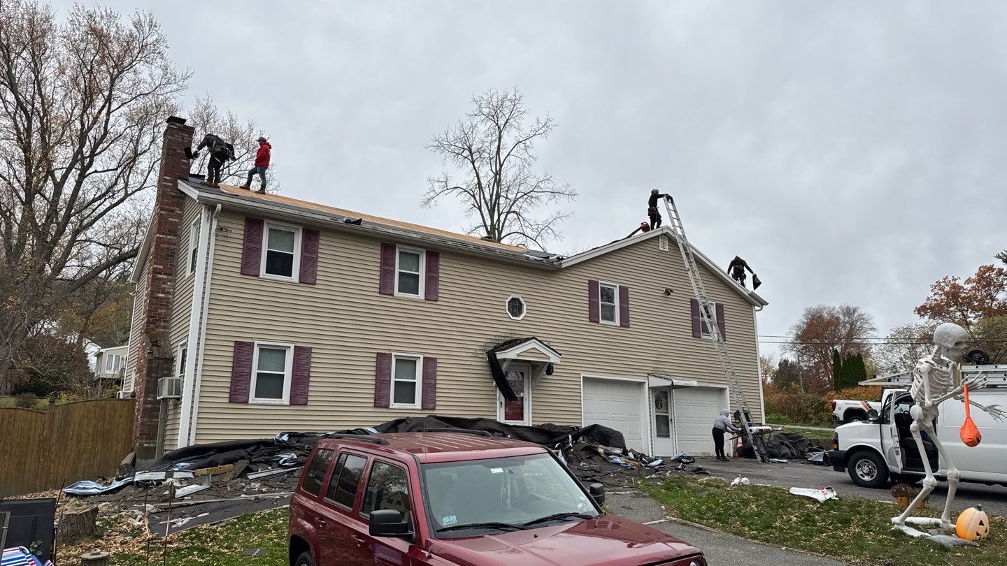 Full Roof Replacement with GAF Roofing System & New Gutters – Duplex Home by Sensible Home Solutions