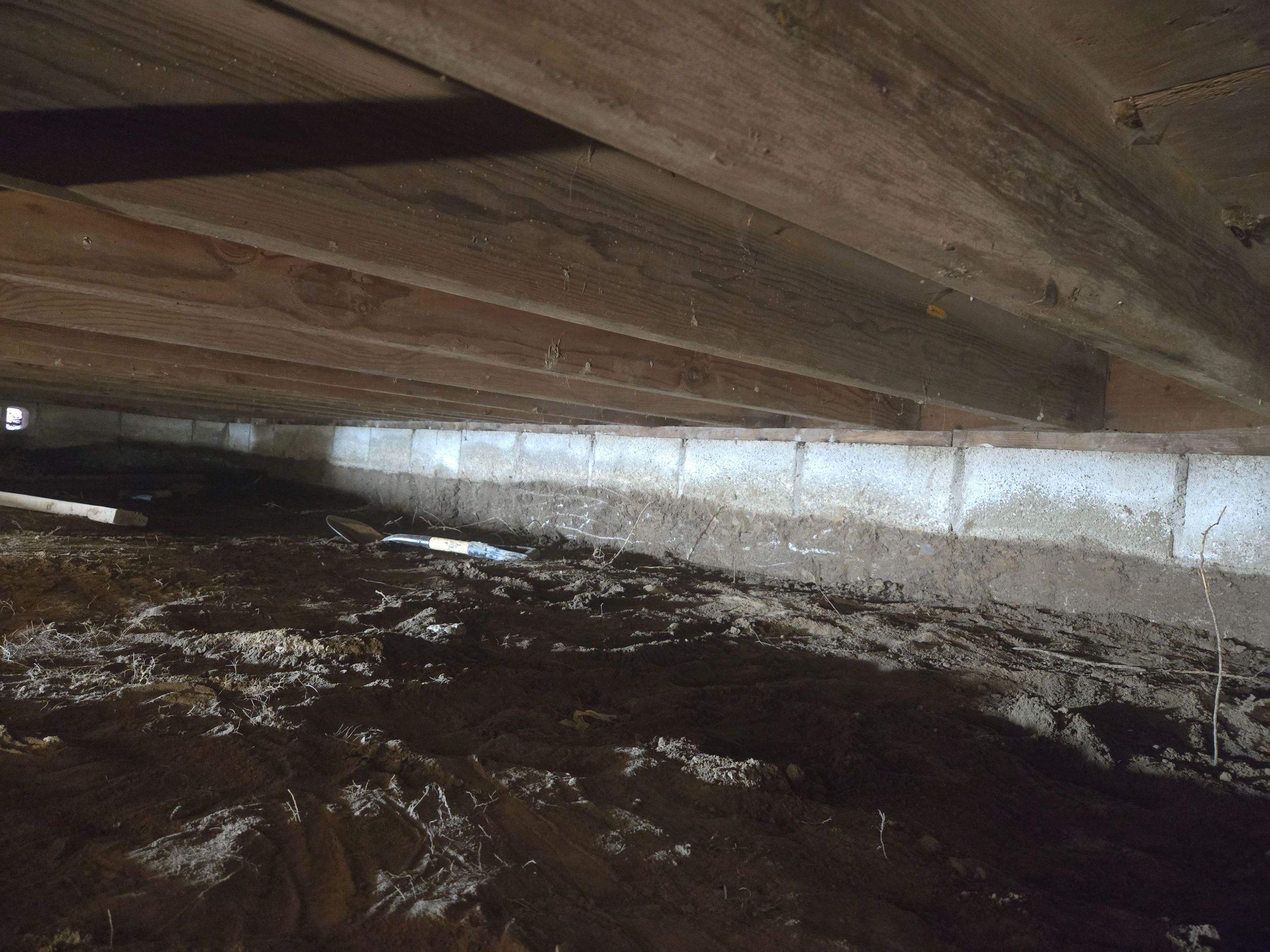 Crawl Space Dig Out, Vent Installation, Access Point and 90 mil Encapsulation by Allied Water Services