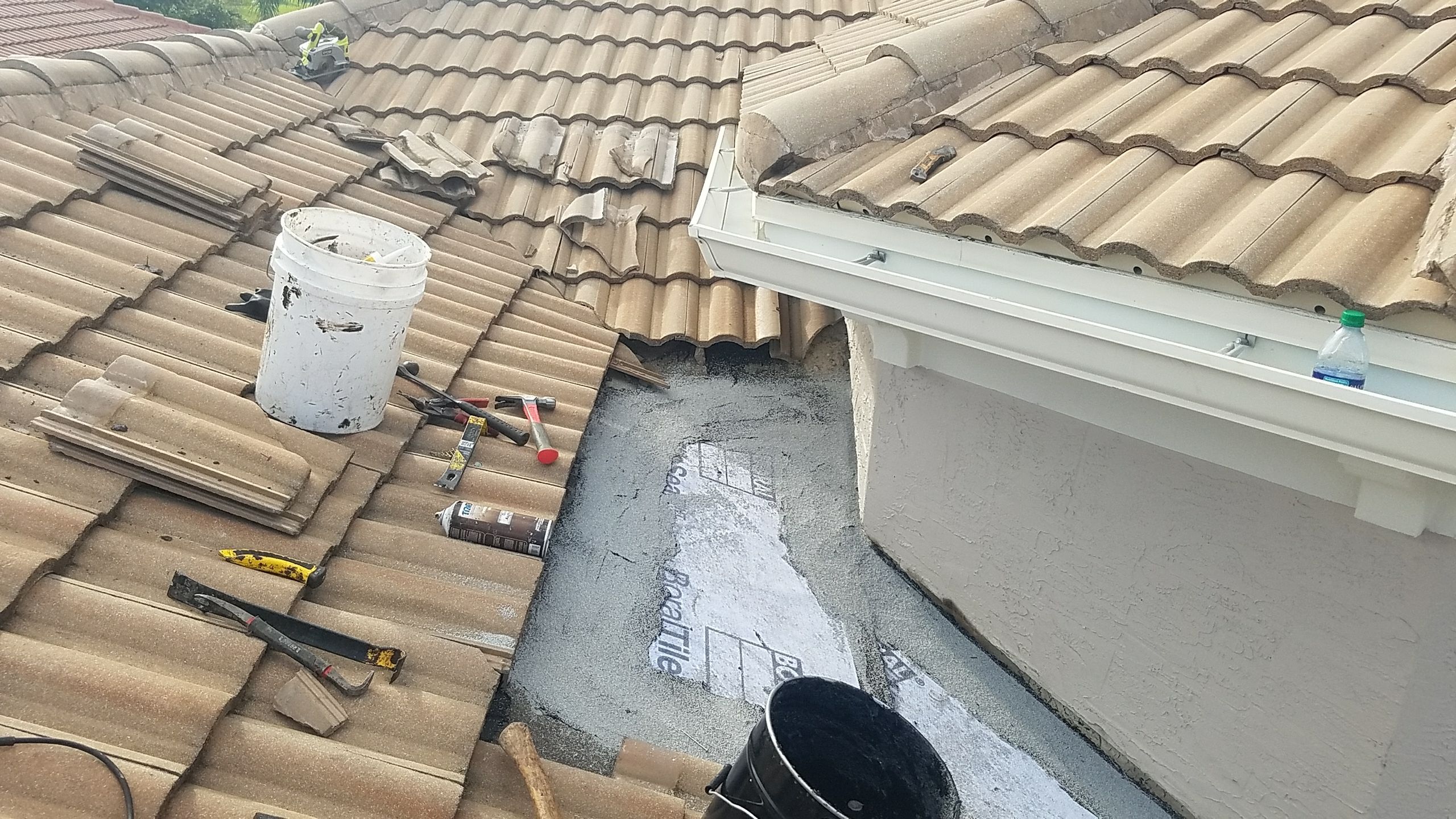 Concrete Tile Roof Repair using Concrete Roof Tile by Aastro Roofing